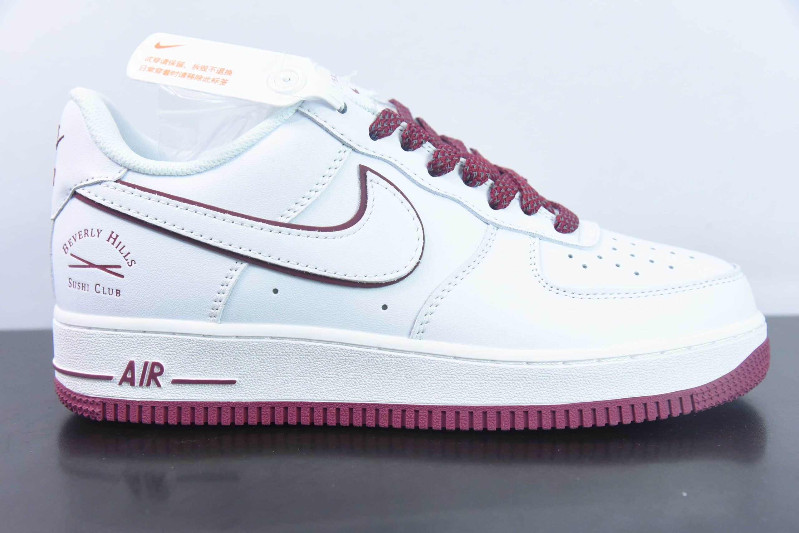 耐克NIke Air Force 1 Low “Sushi Club”白红” 经典空军一号低帮休闲板鞋纯原版本 货号:NS0517-005