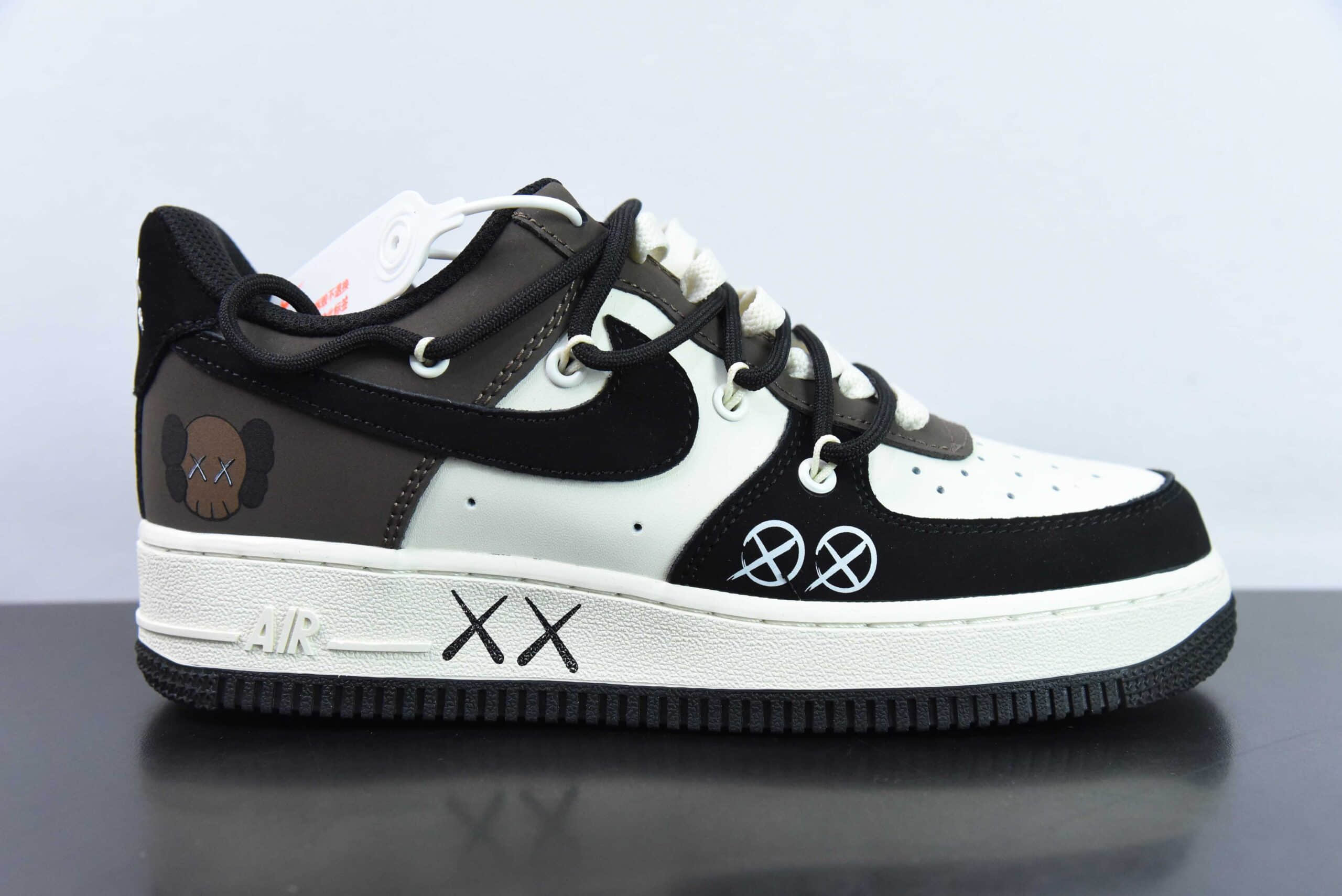 耐克Nike Kaws x Air Force 1 Low 摩卡绑带空军一号低帮休闲板鞋纯原版本 货号:KS6869-888
