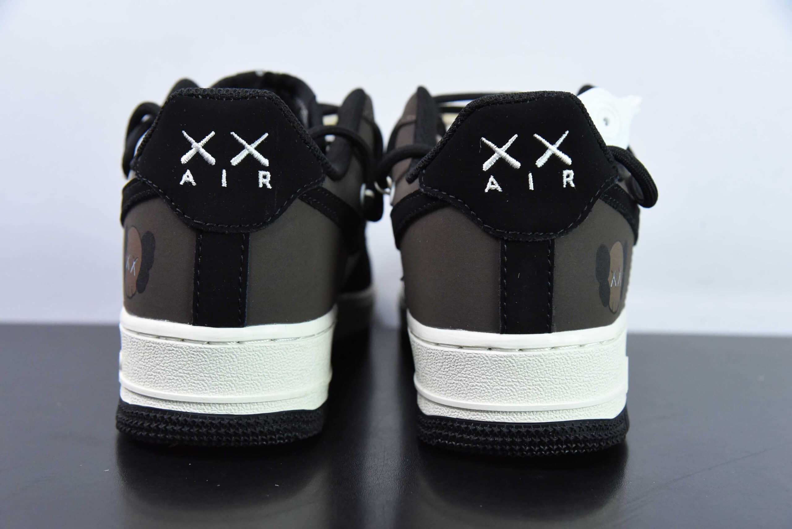 耐克Nike Kaws x Air Force 1 Low 摩卡绑带空军一号低帮休闲板鞋纯原版本 货号:KS6869-888