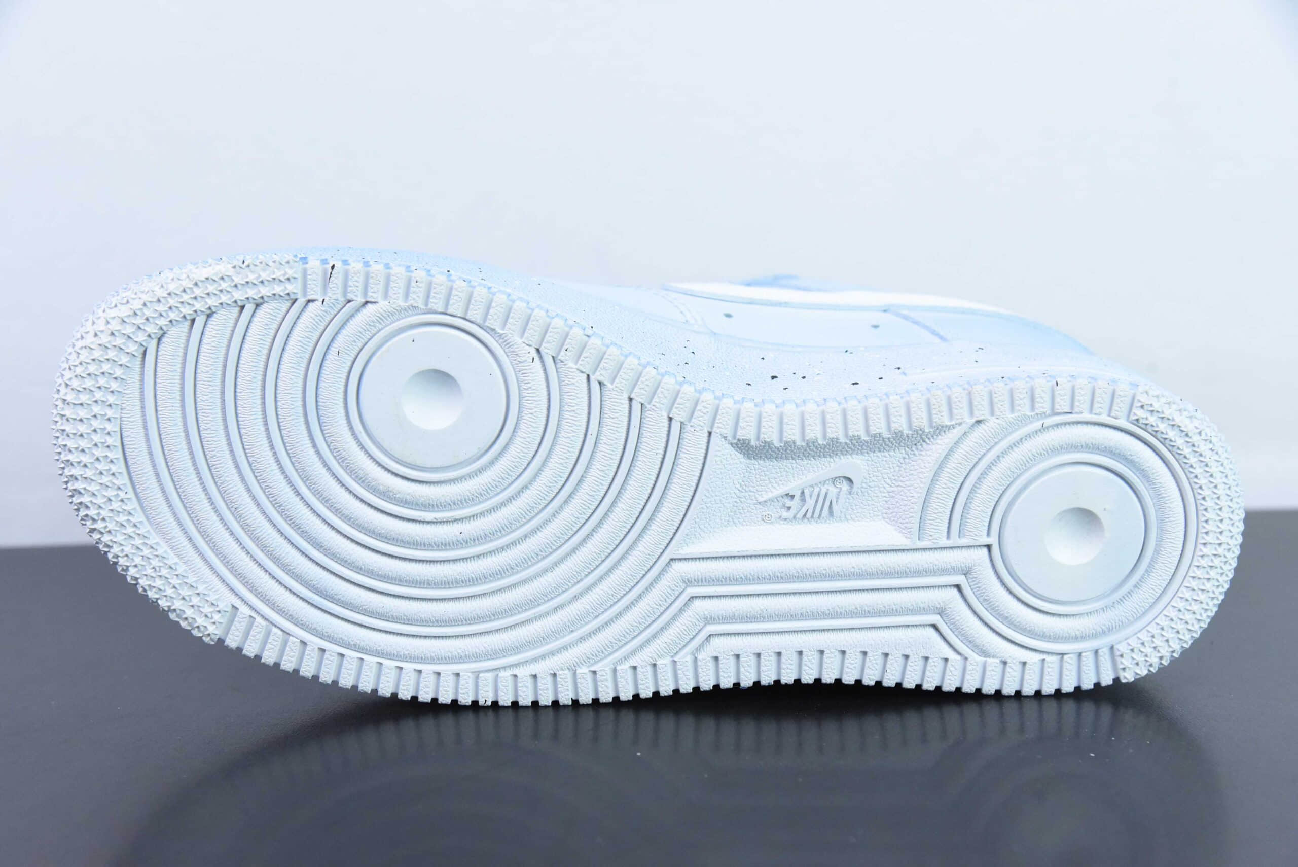 耐克Nike Air Force 1 Low 做旧冰蓝暴风雪废土鸳鸯字体空军一号低帮运动休闲板鞋纯原版本 货号:315122-112