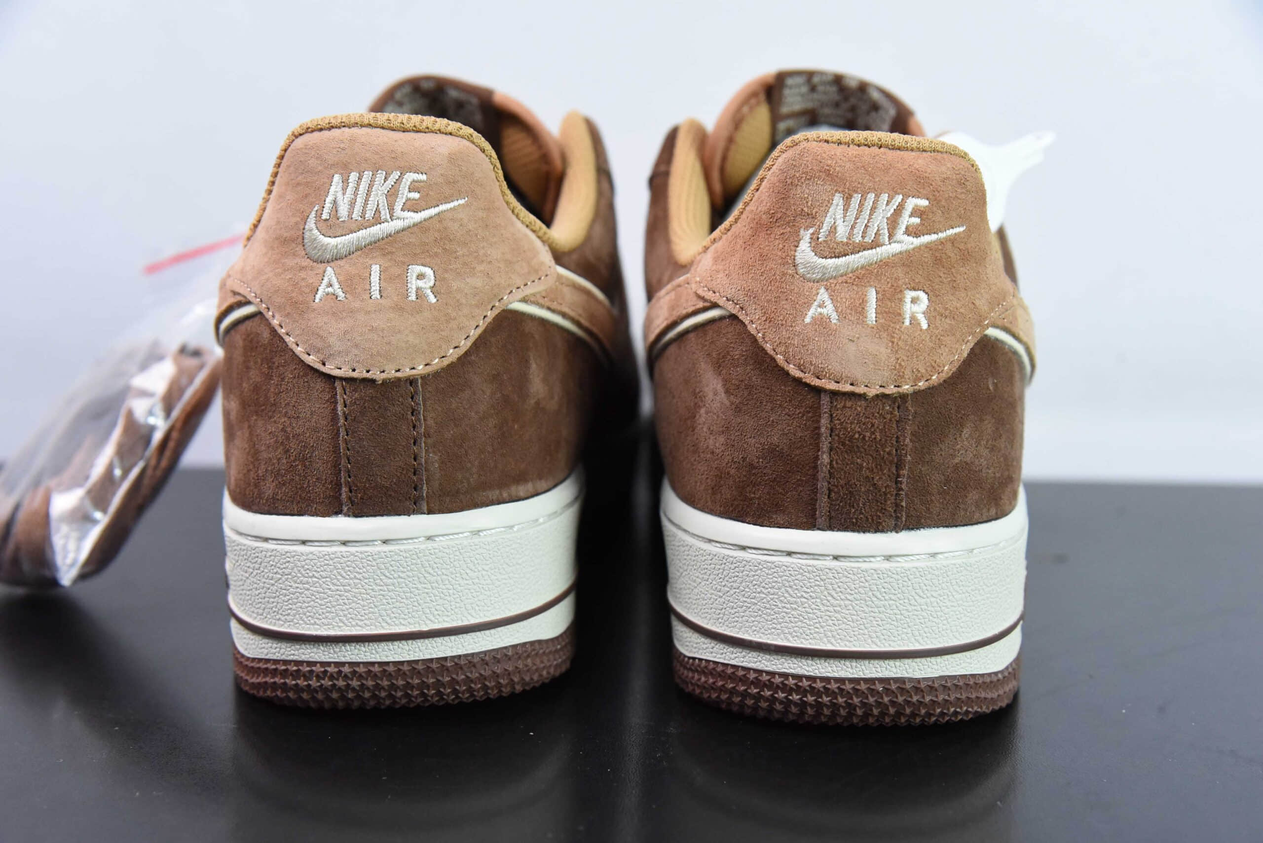 耐克Nike Air Force 1 AF1棕色麂皮空军一号低帮休闲板鞋纯原版本 货号:XT7138-106
