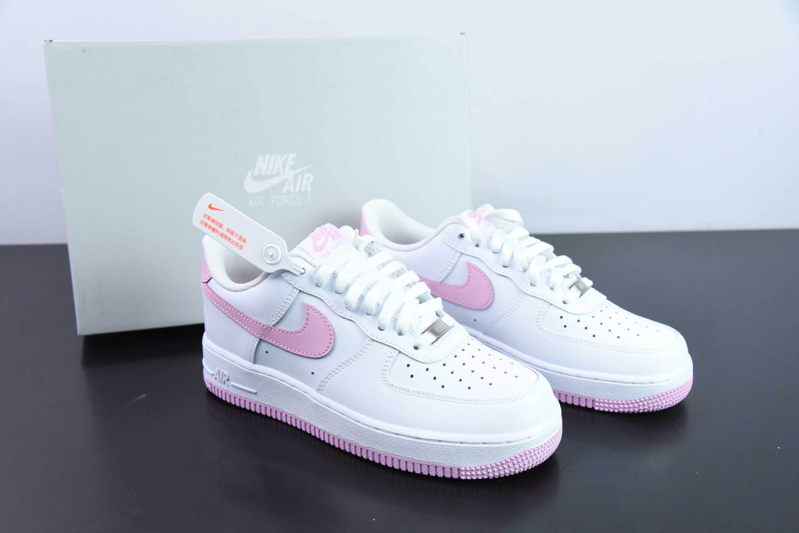 耐克Nike Air Force 1'07 Low 白粉空军一号低帮休闲板鞋纯原版本 货号:FJ4146-101