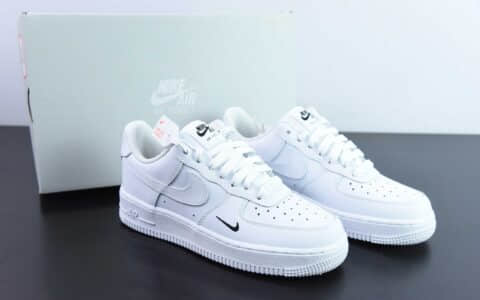 耐克Nike Air Force 1 Low 07 ESS TRK3 白黑小勾空军一号低帮休闲板鞋纯原版本 货号：HF1058-133