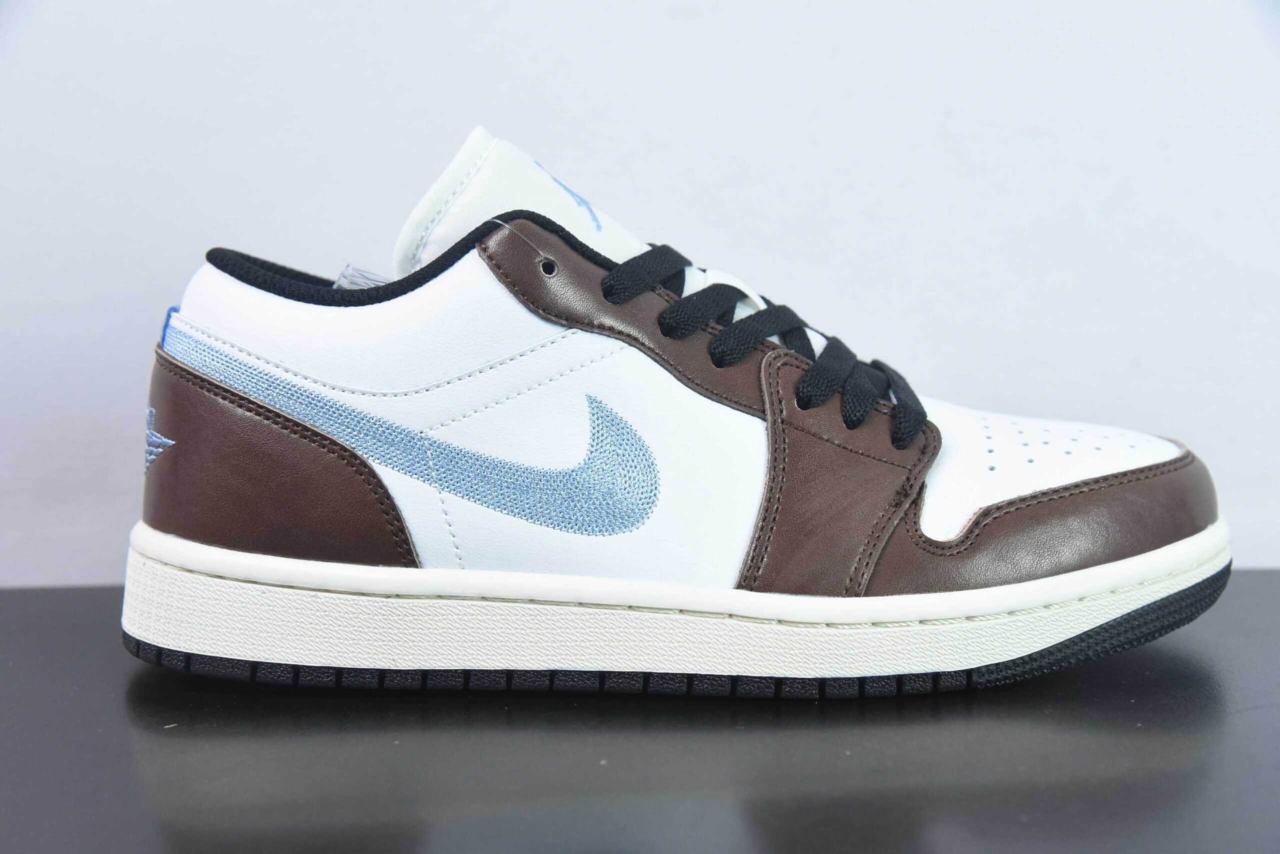 乔丹Air Jordan 1 Low AJ1白褐脚趾低帮休闲篮球鞋纯原版本 货号：FQ8156-142