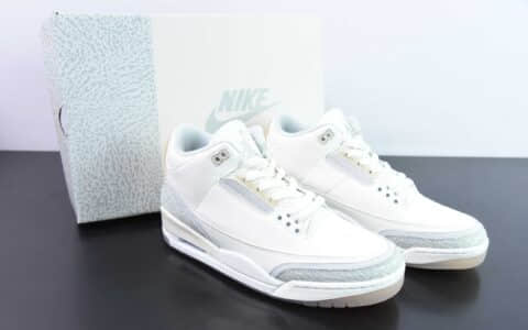 乔丹Air Jordan AJ3 Craft Ivory AJ3象牙白男子文化篮球鞋纯原版本 货号:FJ9479-100