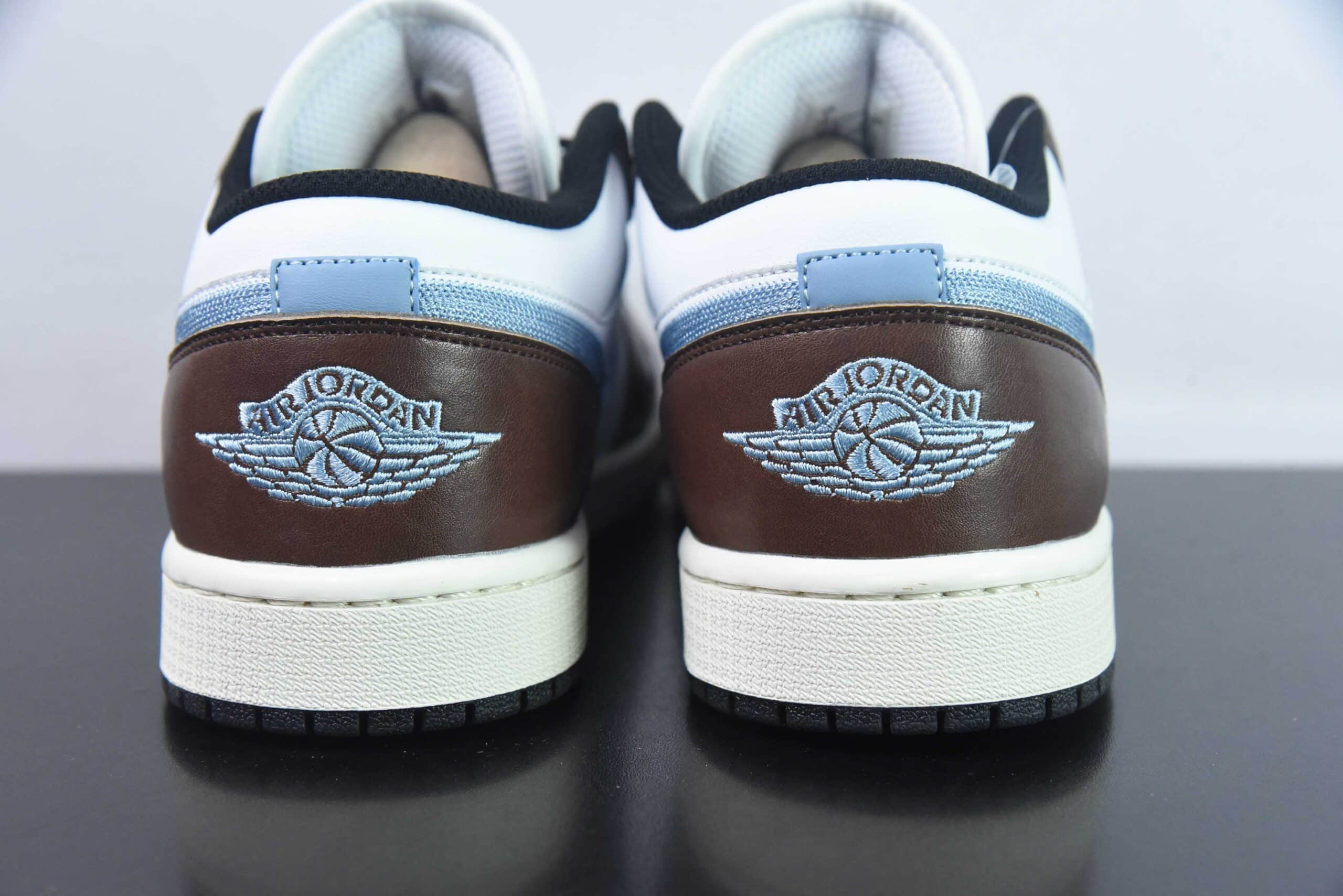 乔丹Air Jordan 1 Low AJ1白褐脚趾低帮休闲篮球鞋纯原版本 货号：FQ8156-142