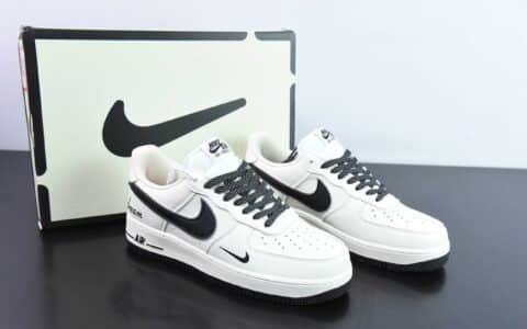 耐克Nike Air Force 1'07 Low Dream 白黑小勾空军一号低帮休闲板鞋纯原版本 货号：DR2024-101