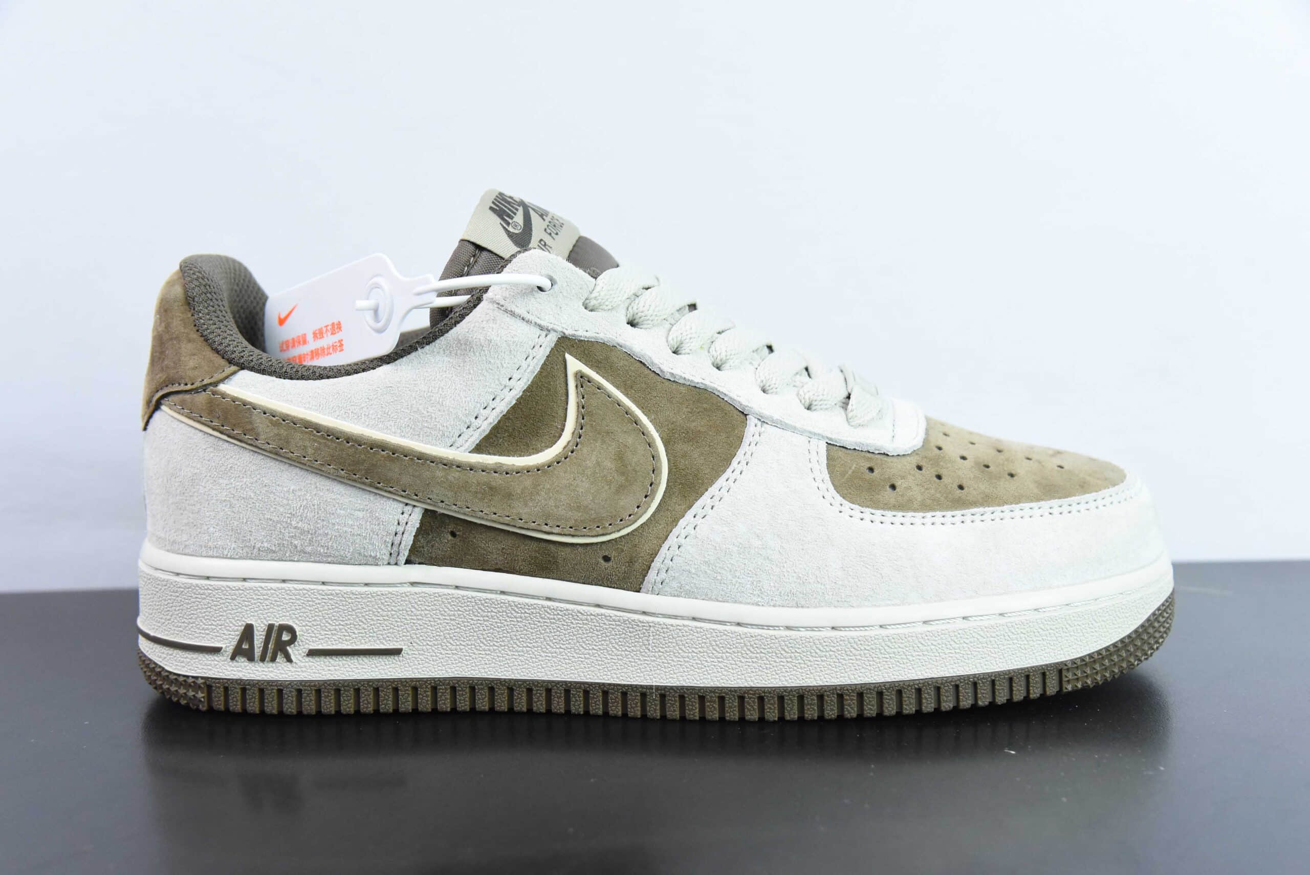 耐克Nike Air Force 1 Low 07 路飞灰棕空军一号低帮休闲板鞋纯原版本 货号：XT7138-107