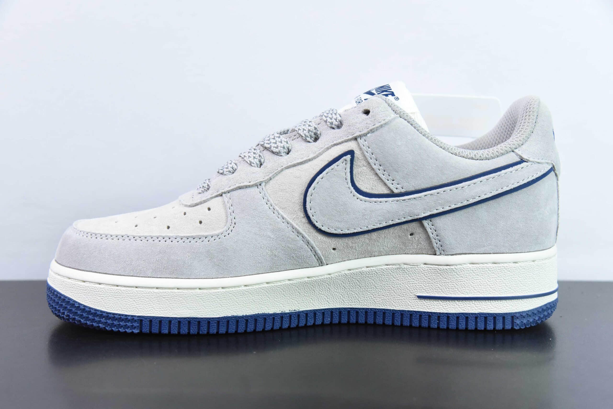耐克NIke Air Force 1 '07 Low 北面联名米灰蓝猪八空军一号低帮休闲板鞋纯原版本 货号:HD9999-001