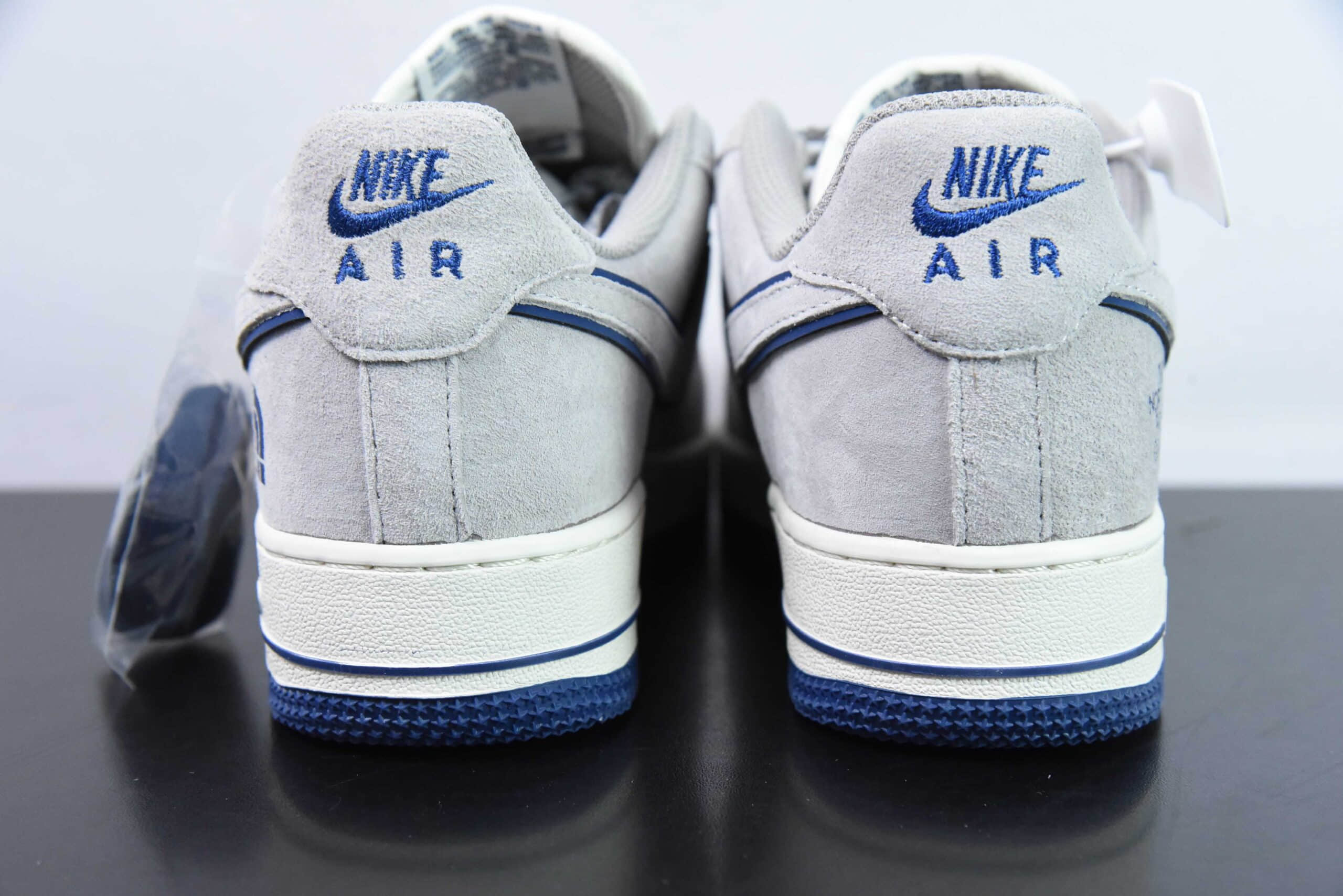 耐克NIke Air Force 1 '07 Low 北面联名米灰蓝猪八空军一号低帮休闲板鞋纯原版本 货号:HD9999-001