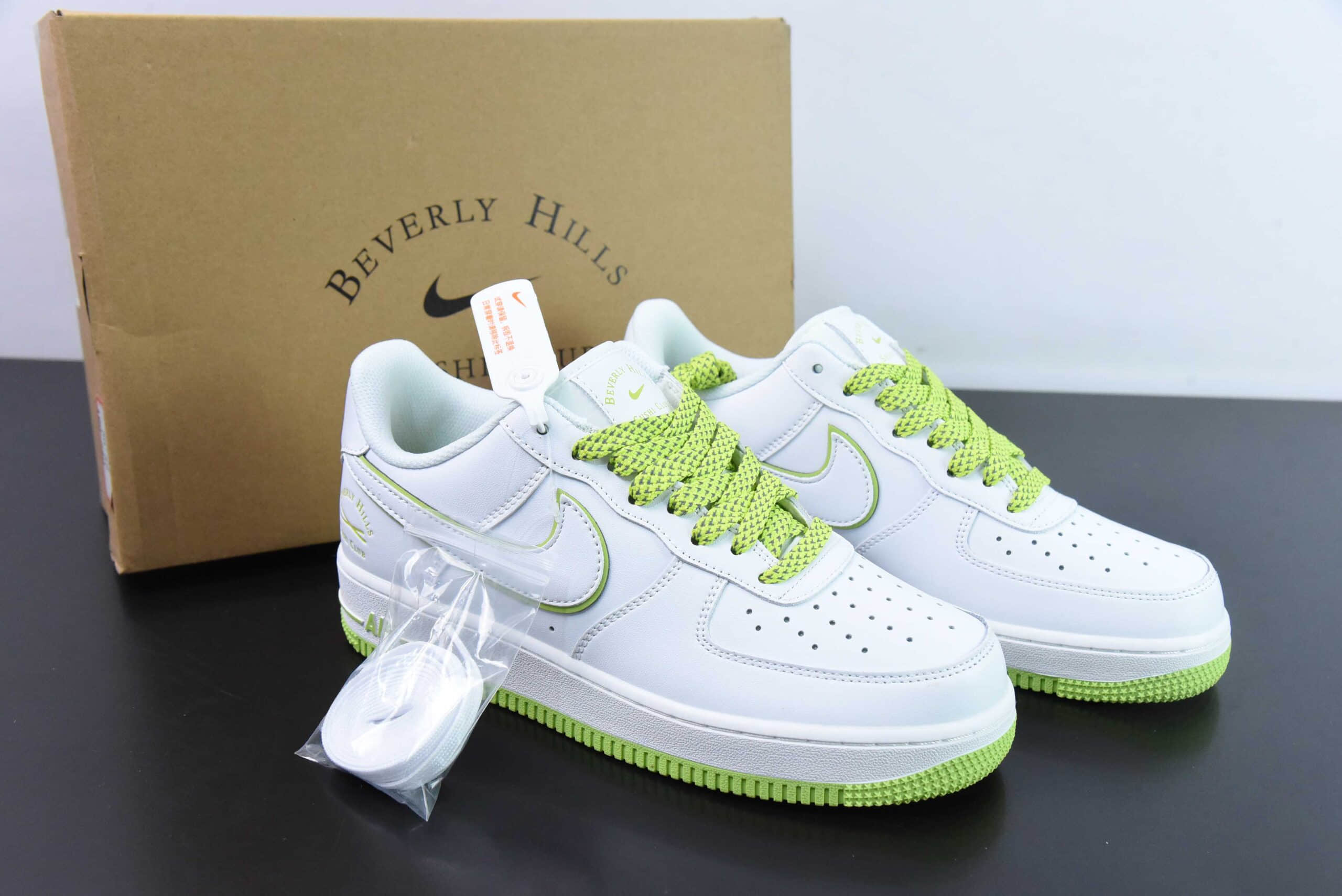 耐克Nike Air Force 1'07 Low Sushi Club 苹果绿空军一号低帮休闲板鞋纯原版本 货号:NS0517-007