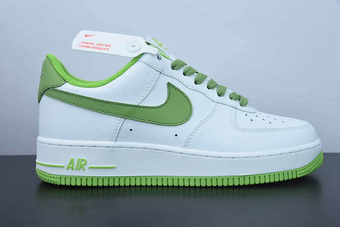 耐克Nike Air Force 1'07 Low 柠檬白绿空军一号低帮休闲板鞋纯原版本 货号:DH7561-105