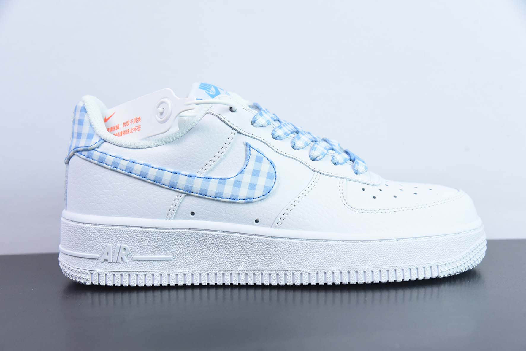 耐克Nike Air Force 1'07 Low 格子布空军一号低帮休闲板鞋纯原版本 货号：DZ2784-100