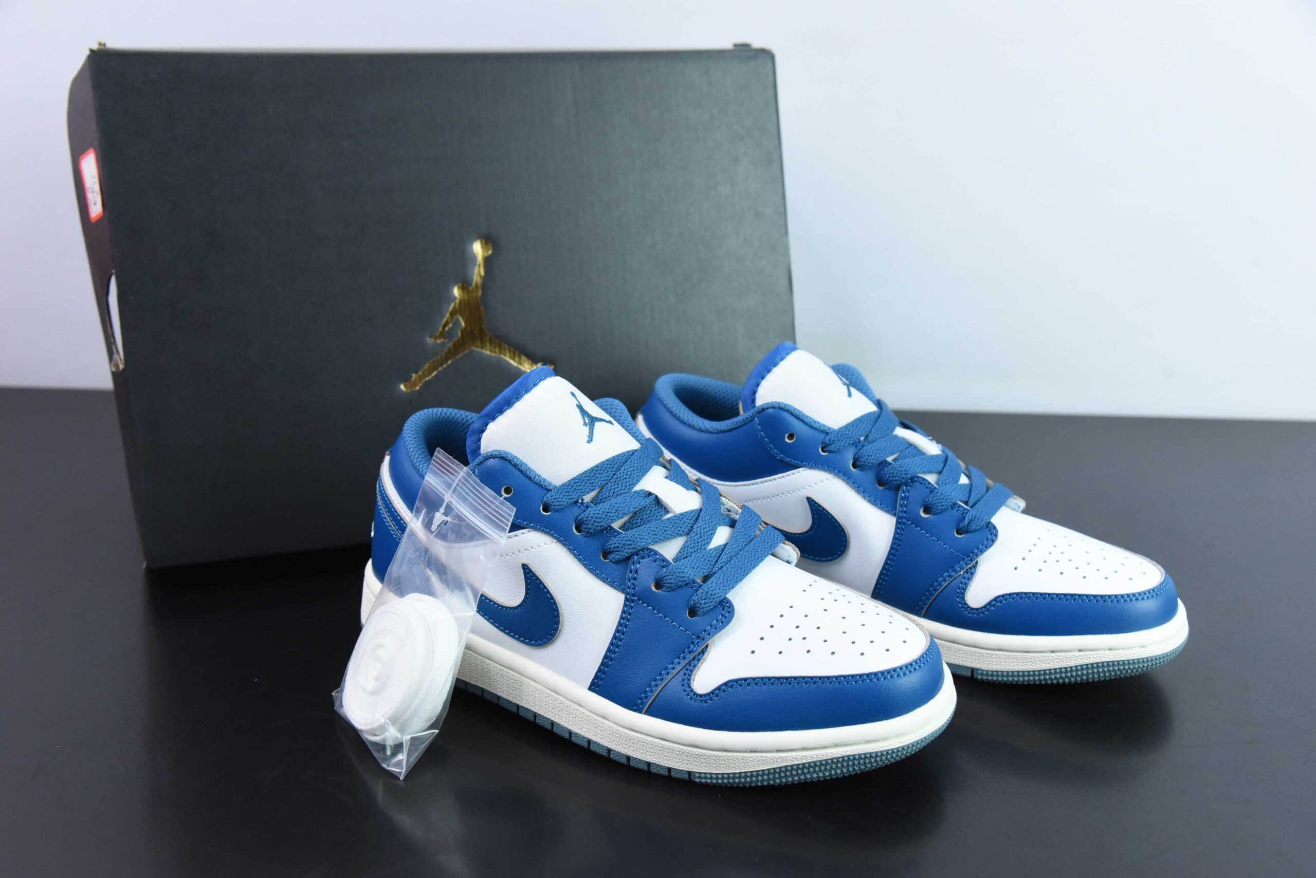 乔丹AIR JORDAN 1 LOW AJ1大学蓝低帮文化篮球鞋纯原版本 货号: FN9137-141