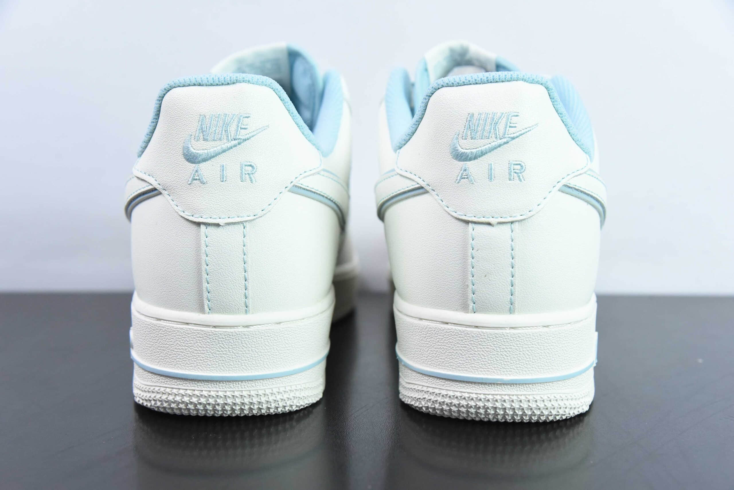 耐克Nike Air Force 1 Low '07缝线满天星冰蓝空军一号低帮休闲板鞋纯原版本 货号:TB5636-122