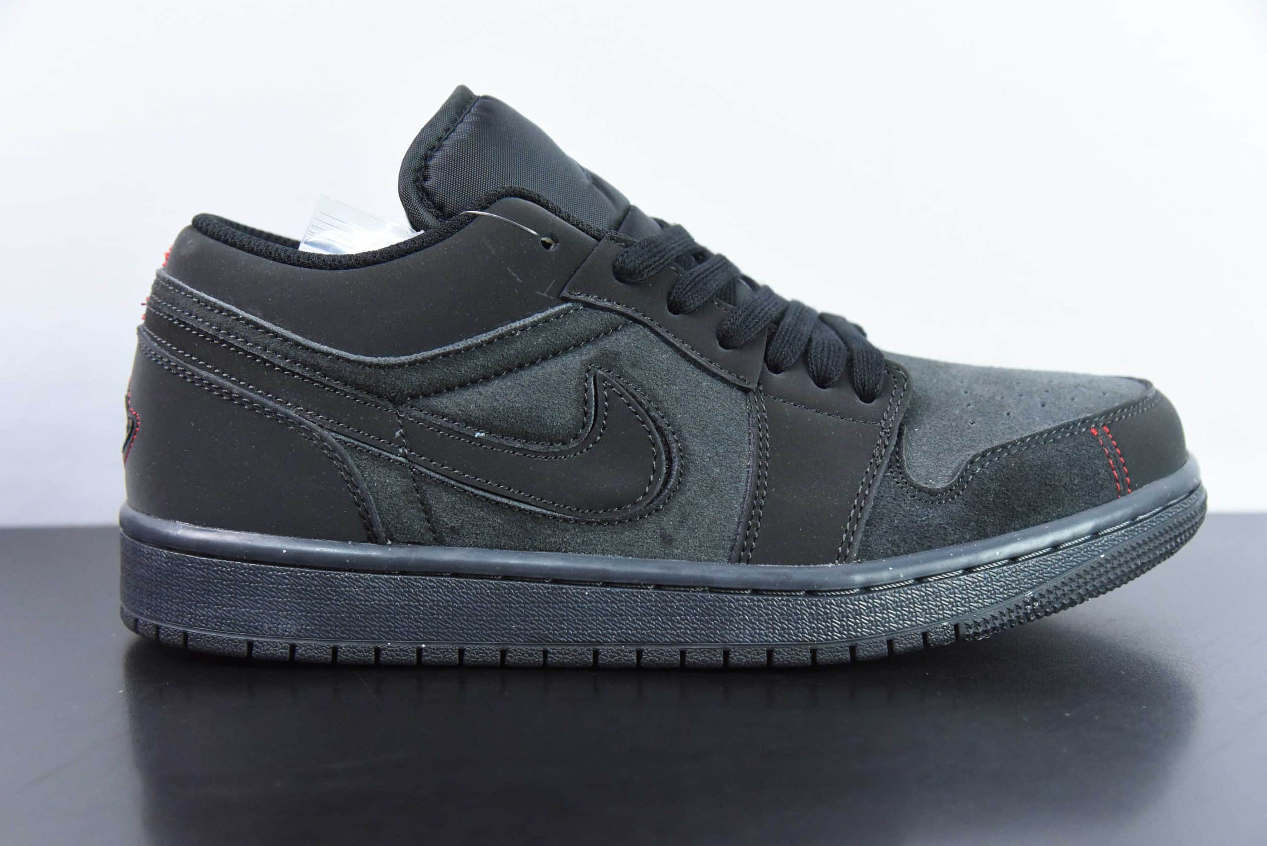 乔丹Air Jordan 1 Low AJ1黑灰脚趾低帮休闲板鞋纯原版本 货号：FD8635-001