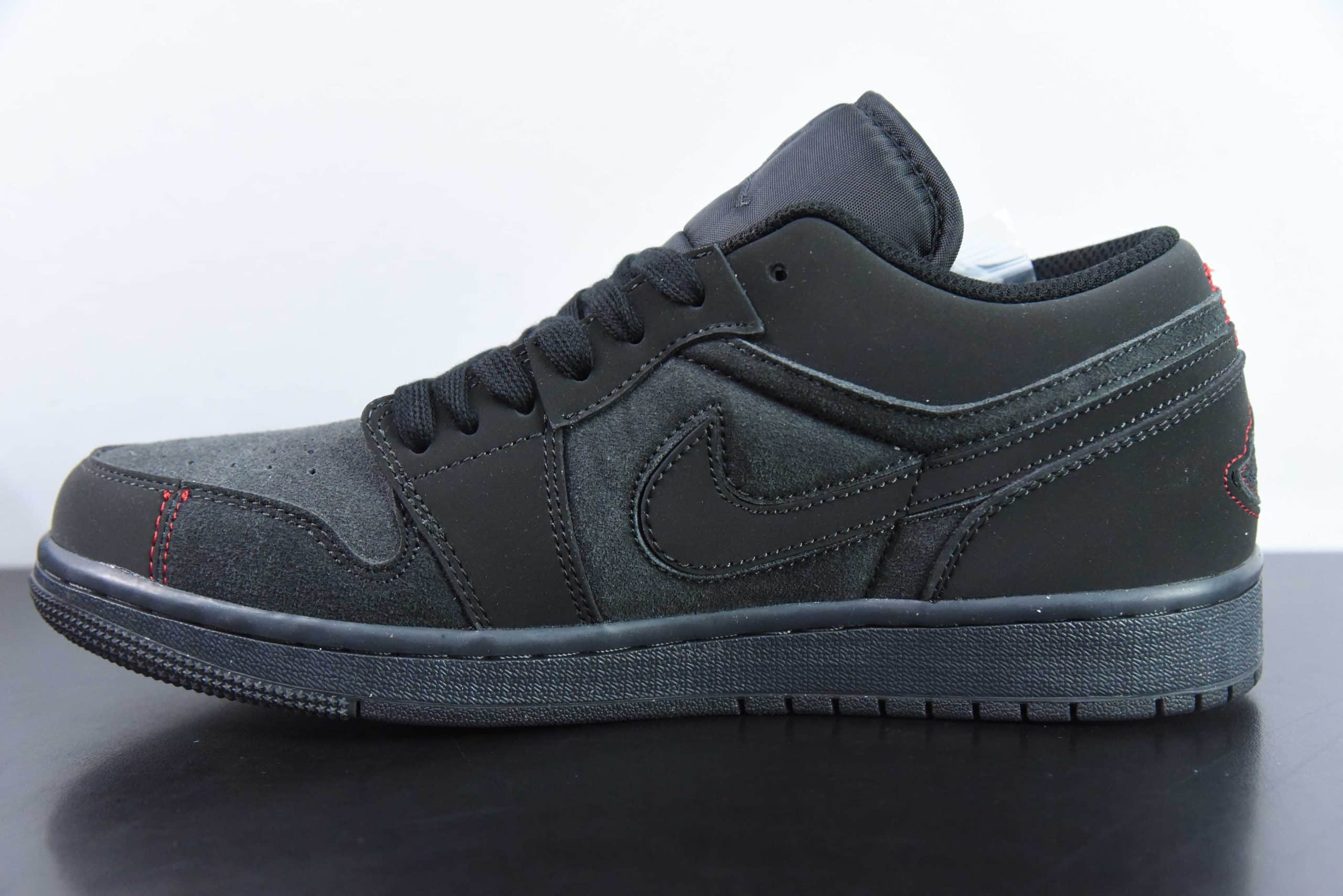 乔丹Air Jordan 1 Low AJ1黑灰脚趾低帮休闲板鞋纯原版本 货号：FD8635-001