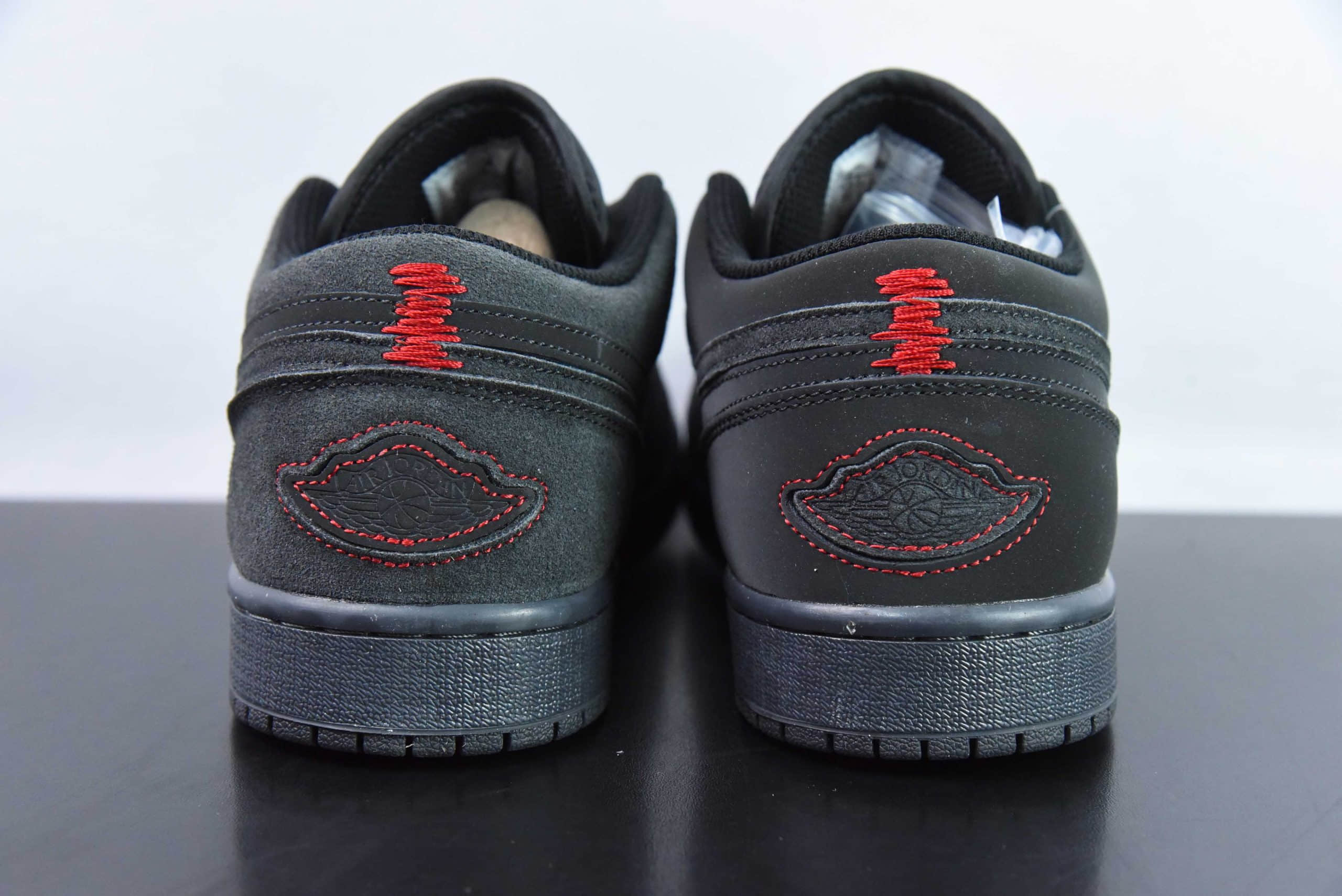 乔丹Air Jordan 1 Low AJ1黑灰脚趾低帮休闲板鞋纯原版本 货号：FD8635-001