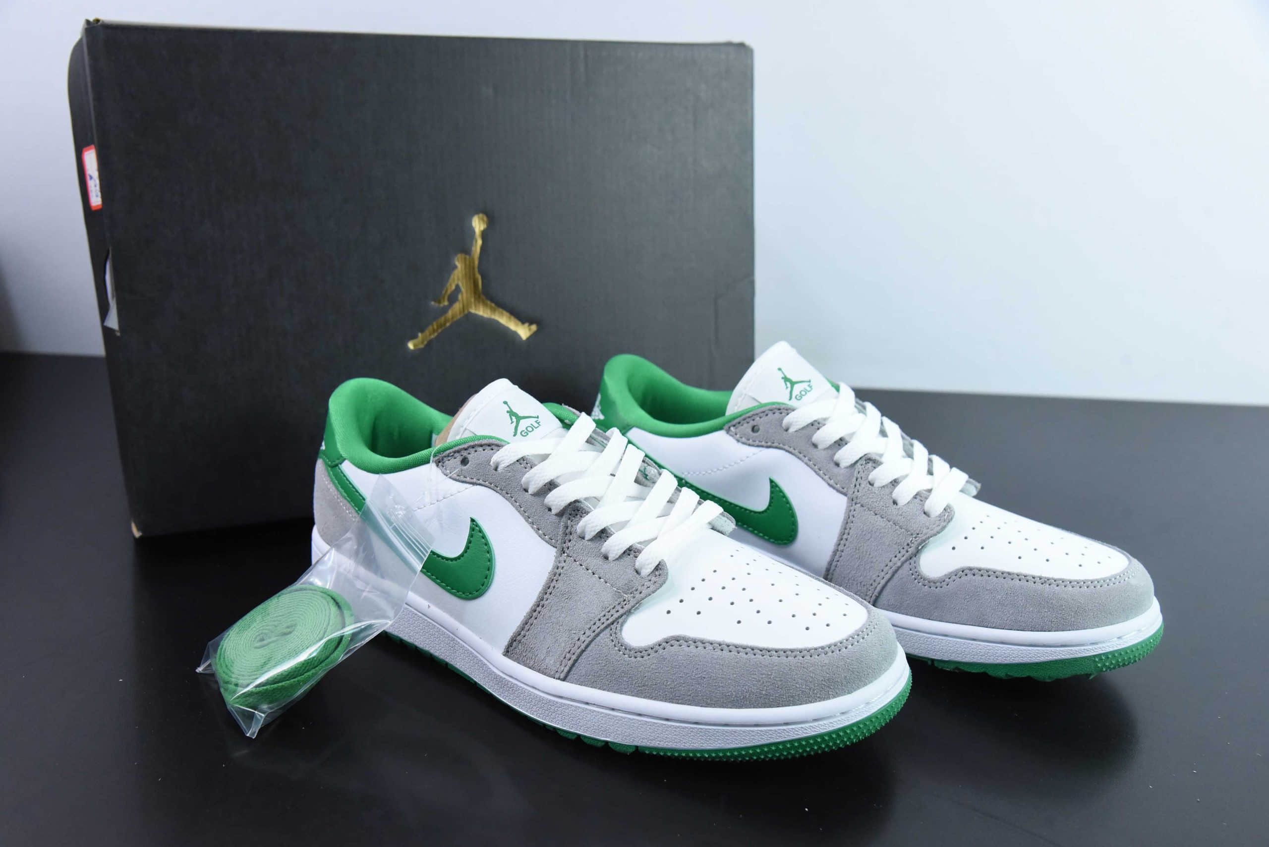 乔丹Air Jordan 1 Low Golf AJ1 高尔夫白灰绿low复古篮球鞋纯原版本 货号:DD9315-112