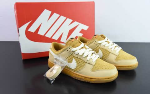耐克Nike Dunk Low WAFFL ES棕色华夫饼低帮运动休闲板鞋纯原版本 货号:FZ4041-744