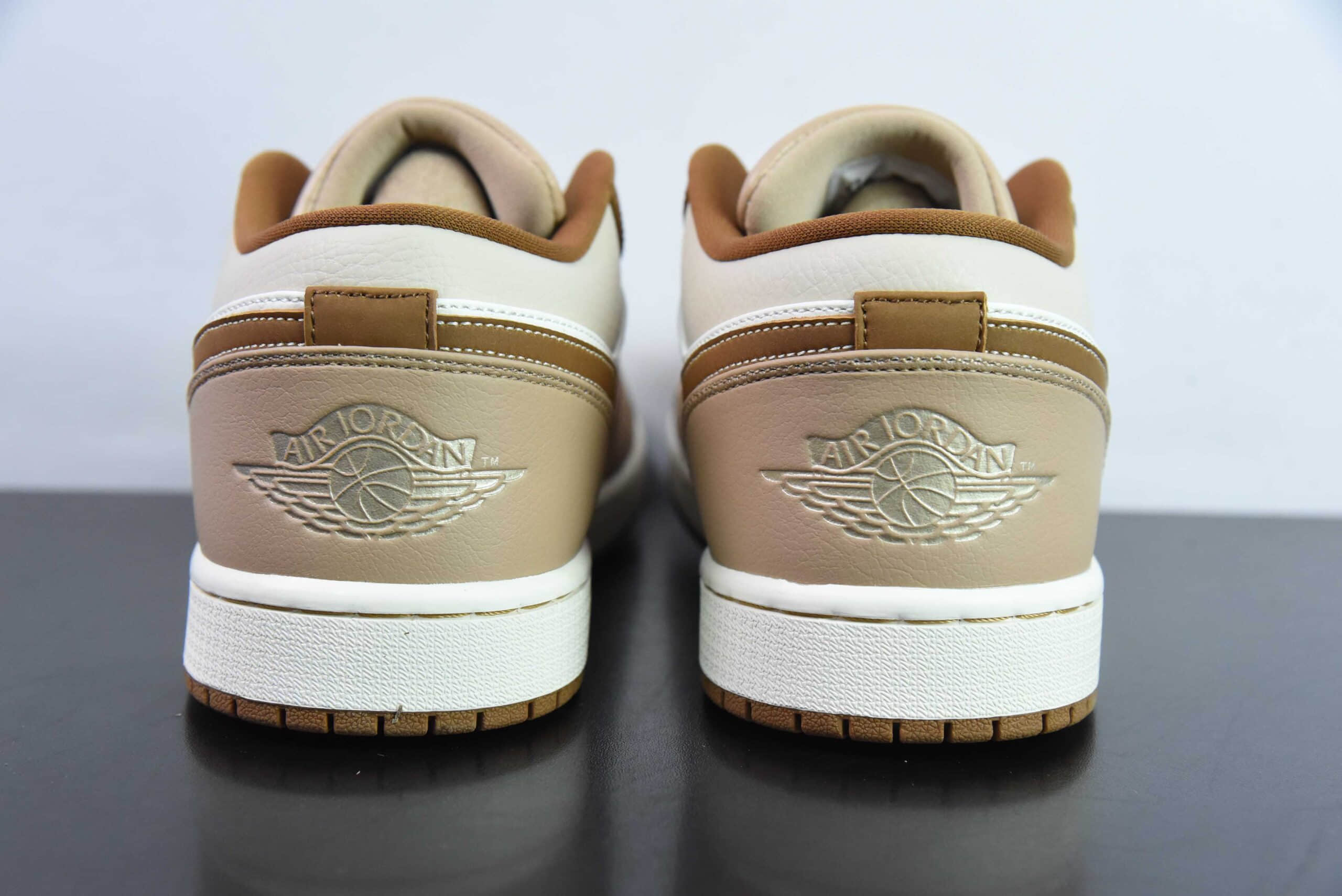乔丹Air Jordan 1 Low AJ1布洛克棕脚趾低帮休闲板鞋纯原版本 货号:HF5753-221