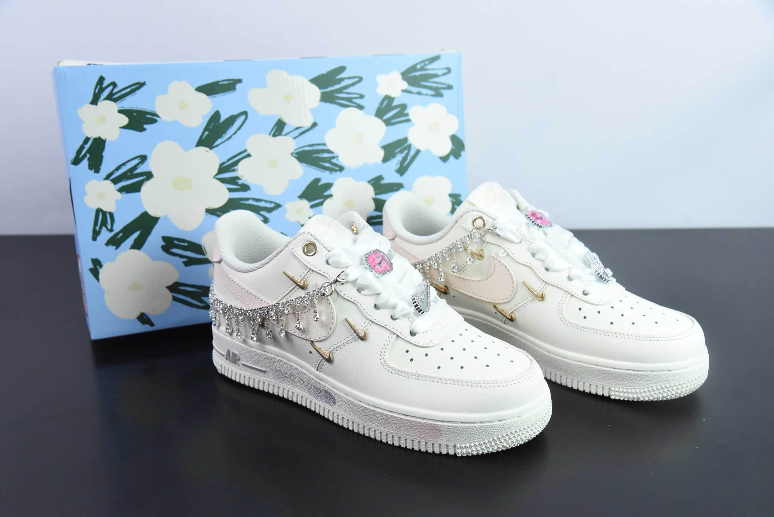 耐克Nike Air Force 1'07 Low 浪漫邂逅粉紫配色空军一号低帮休闲板鞋纯原版本 货号:FV1122-333