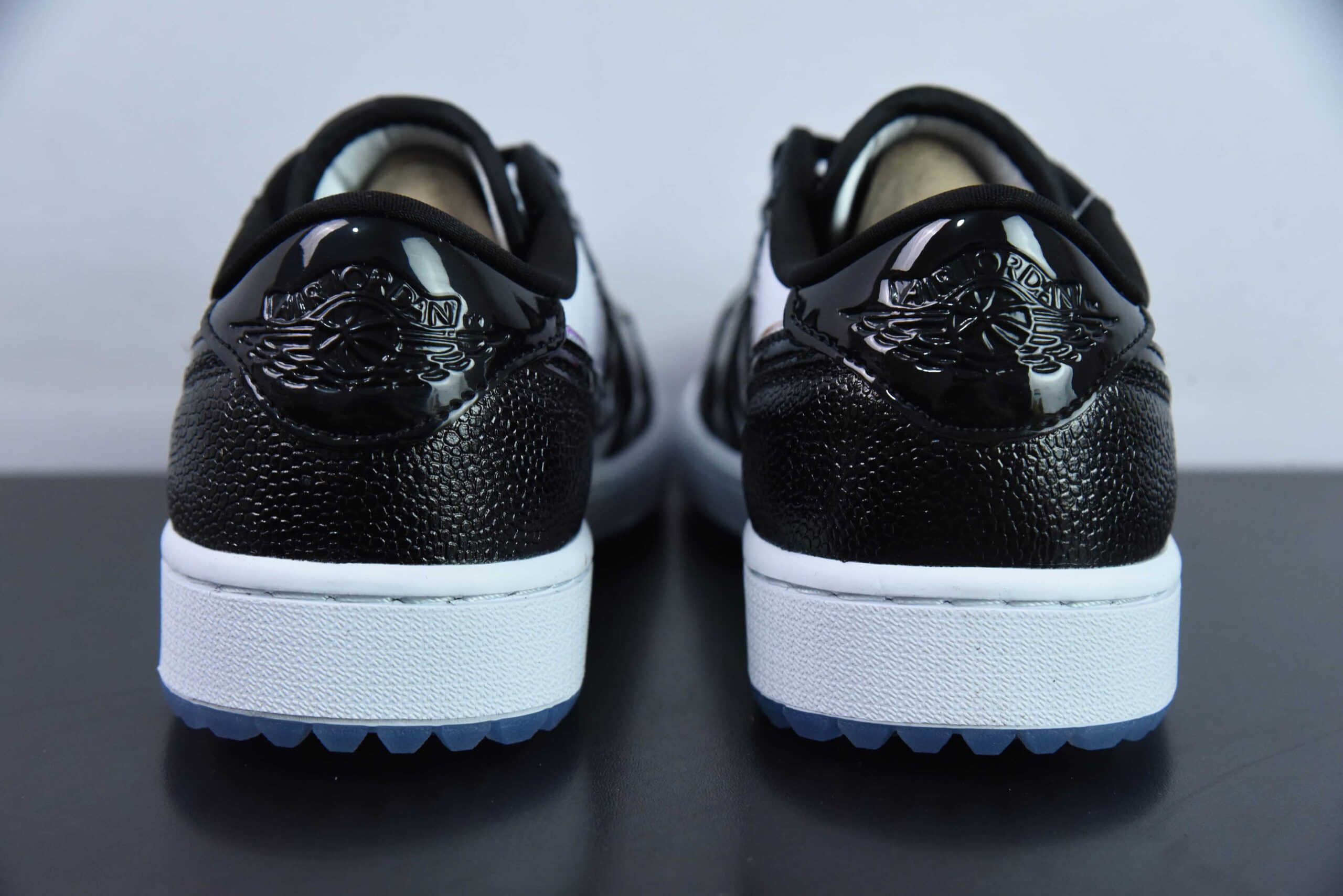 乔丹Air Jordan 1 Low Golf AJ1全新高尔夫版镭射漆皮黑双钩低帮文化篮球鞋纯原版本 货号:FZ4159-100