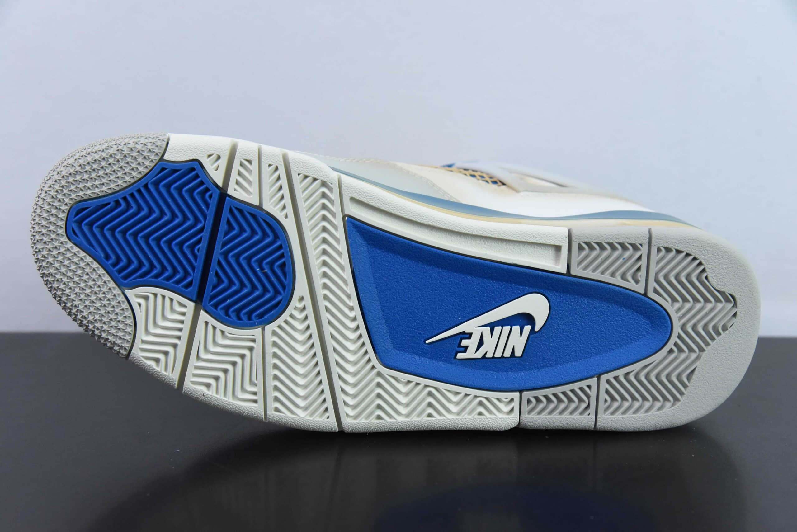 乔丹Air Jordan 4 Retro OG AJ4白宝蓝杰尼龟中帮复古文化篮球鞋纯原版本 货号：308497-105