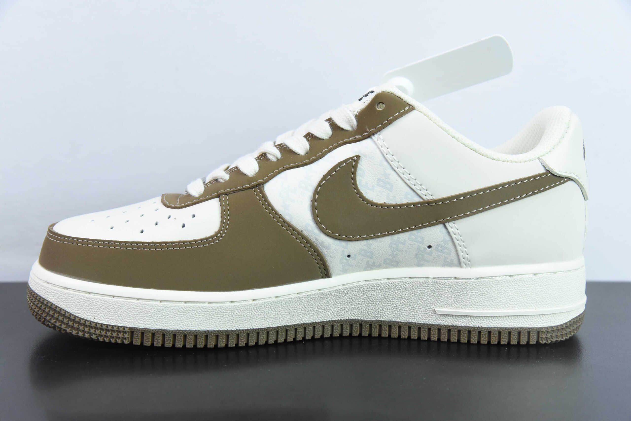 耐克Nike Air Force 1'07 Low BAPE联名淡青猪八空军一号低帮休闲板鞋纯原版本 货号:BA8806-225