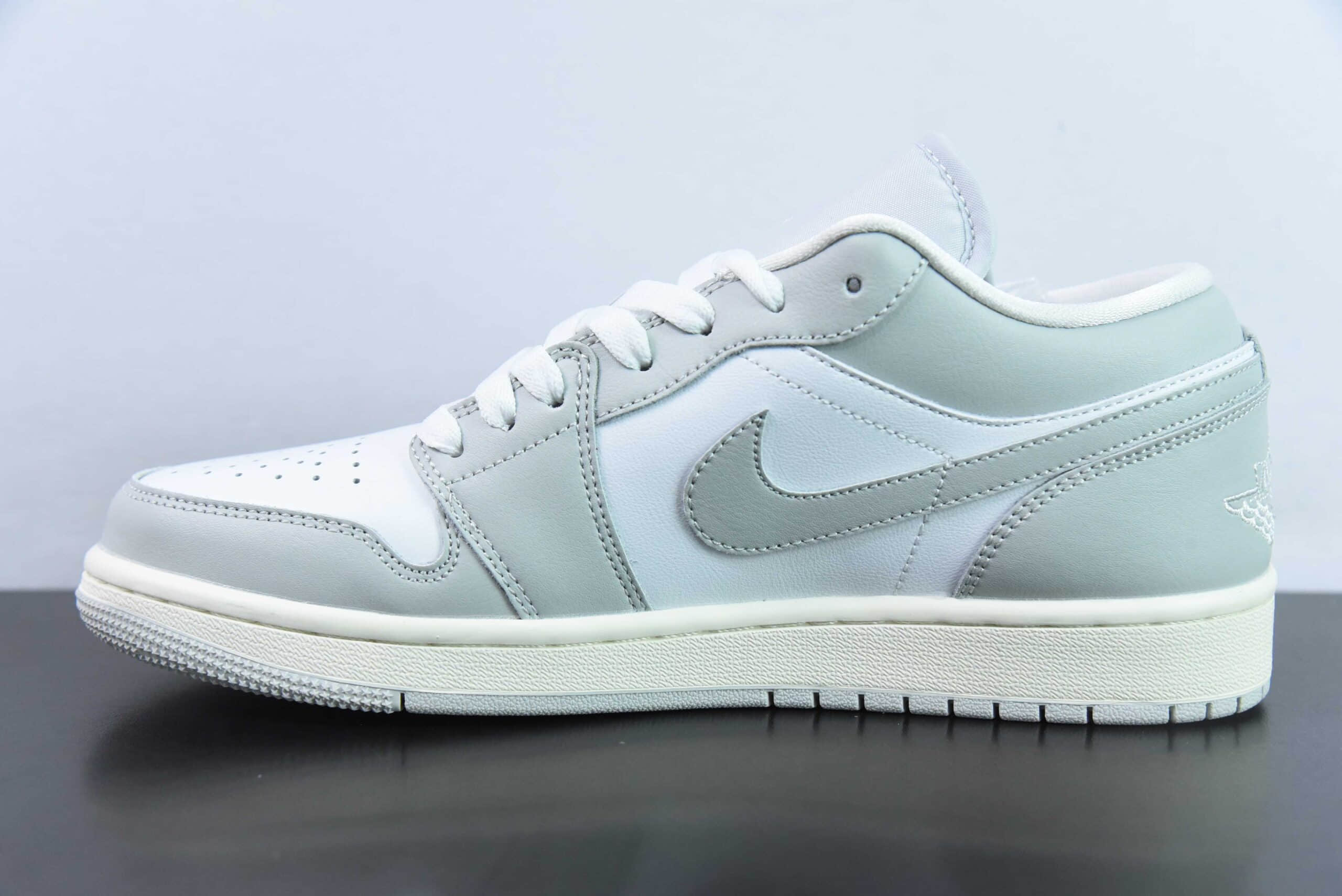 乔丹Air Jordan 1 Low 灰白脚趾AJ1低帮休闲板鞋纯原版本 货号:DC0774-103