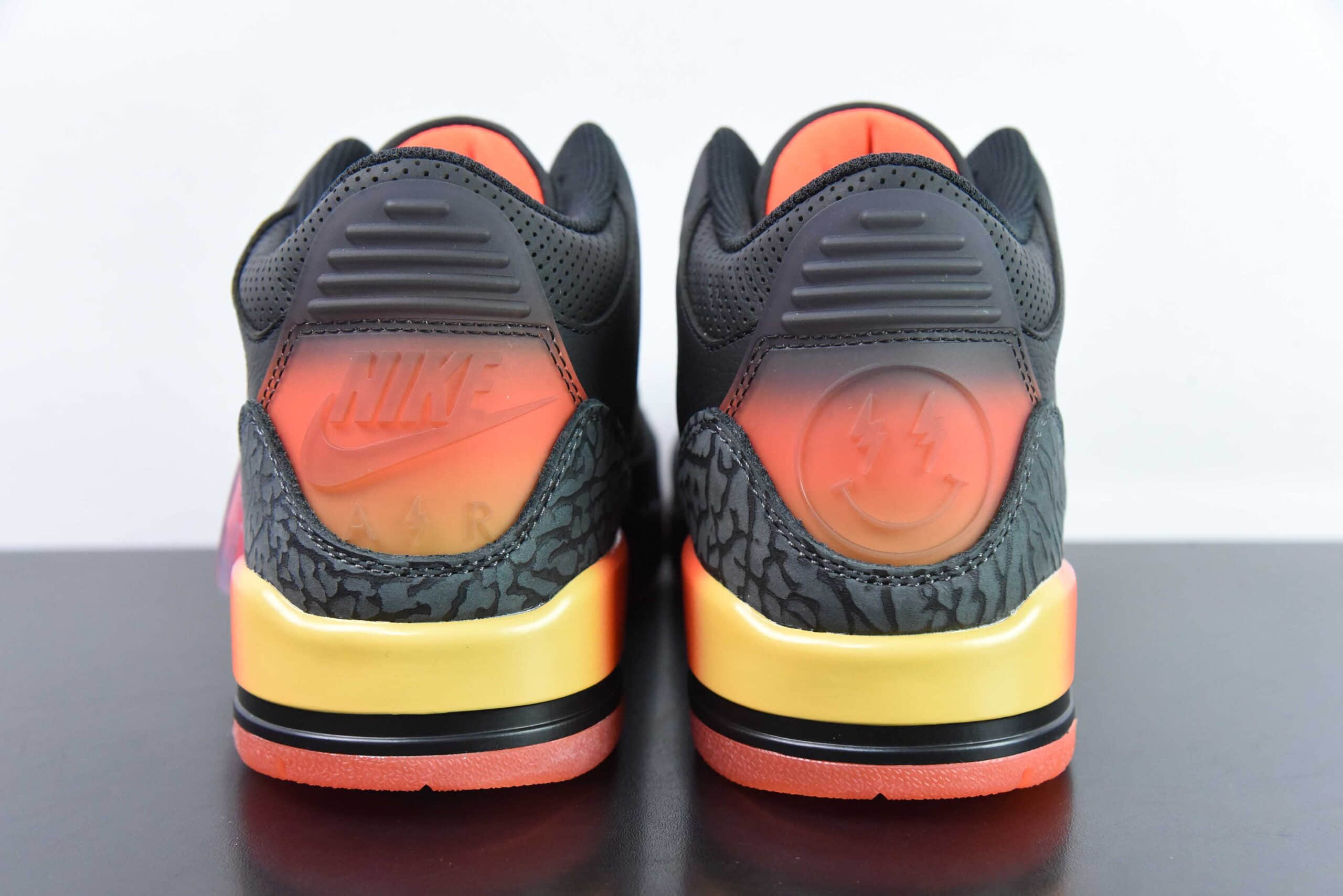 乔丹Air Jordan 3 Rio AJ3黑彩虹复古文化篮球鞋纯原版本 货号:FN0344-001