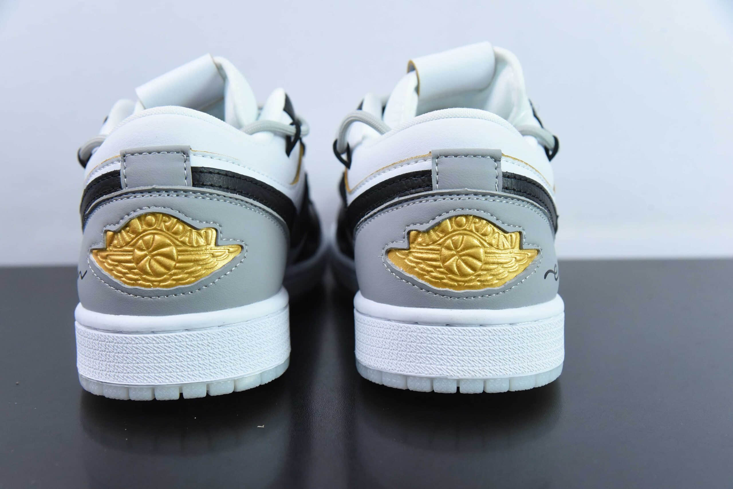 乔丹Air Jordan 1 Low 手绘绑绳解构低帮AJ1低帮休闲板鞋纯原版本 货号:FN8901-164