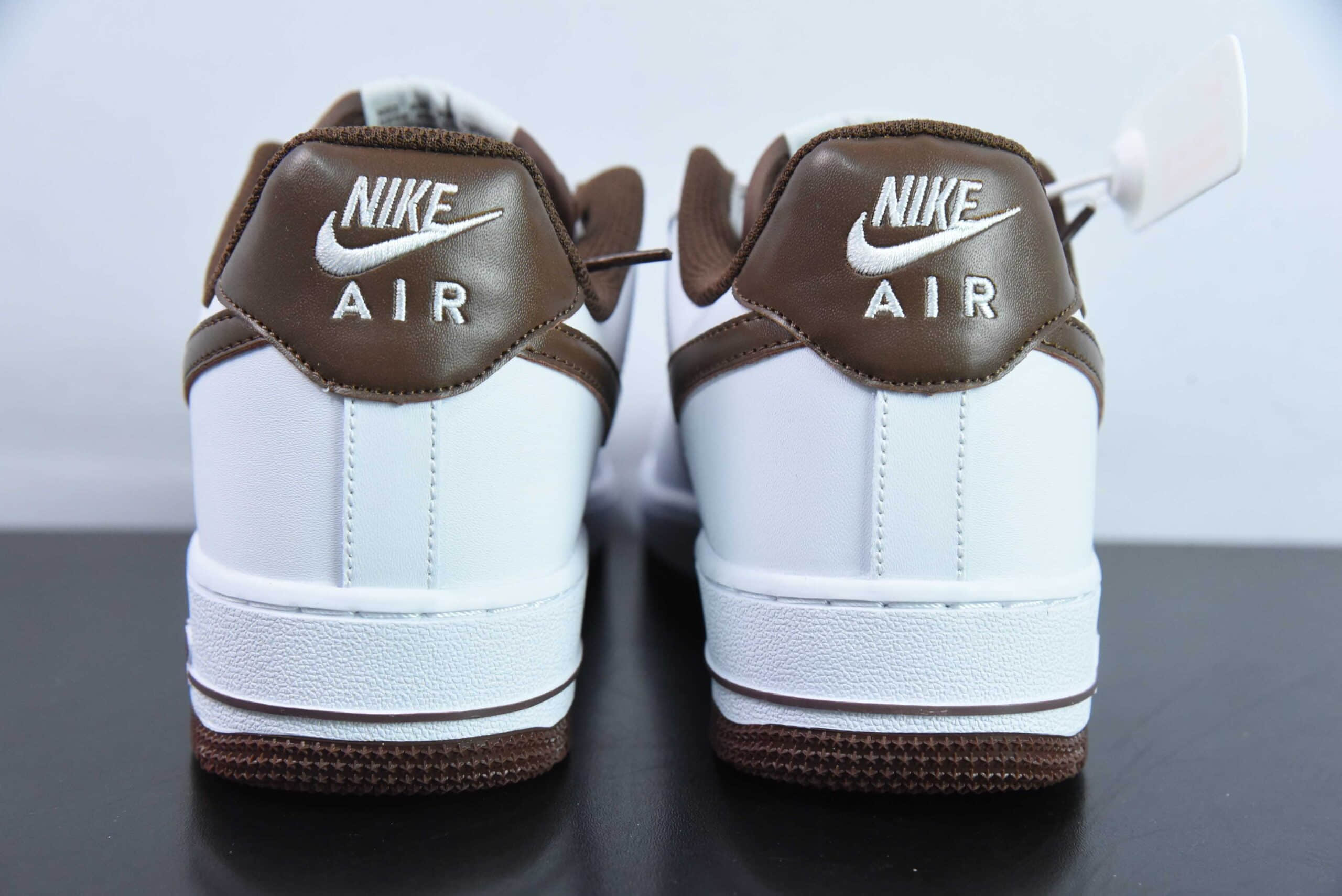耐克Nike Air Force 1'07 Low 联名定制款白棕空军一号低帮休闲板鞋纯原版本 货号:306509-121