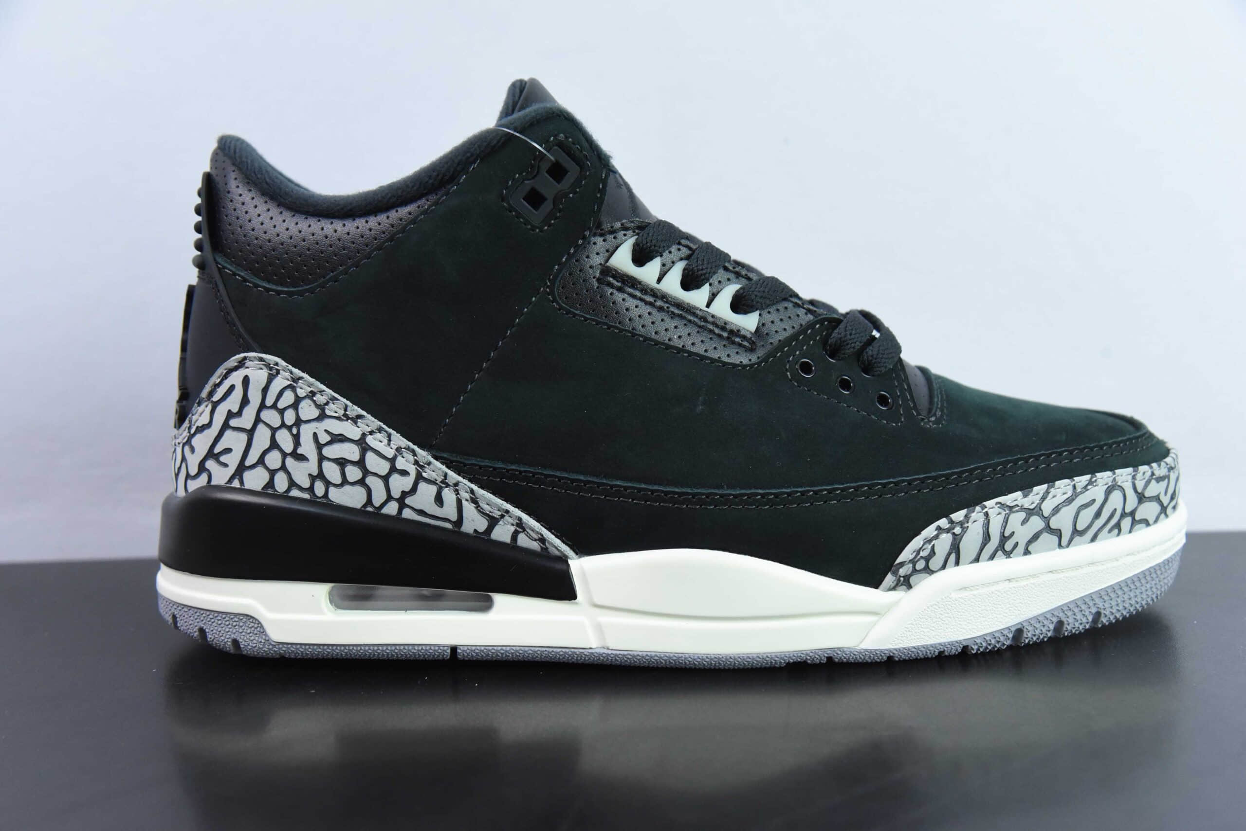 乔丹Air Jordan AJ3 Off Noir 奥利奥黑水泥2.0男子文化篮球鞋纯原版本 货号:CK9246-001