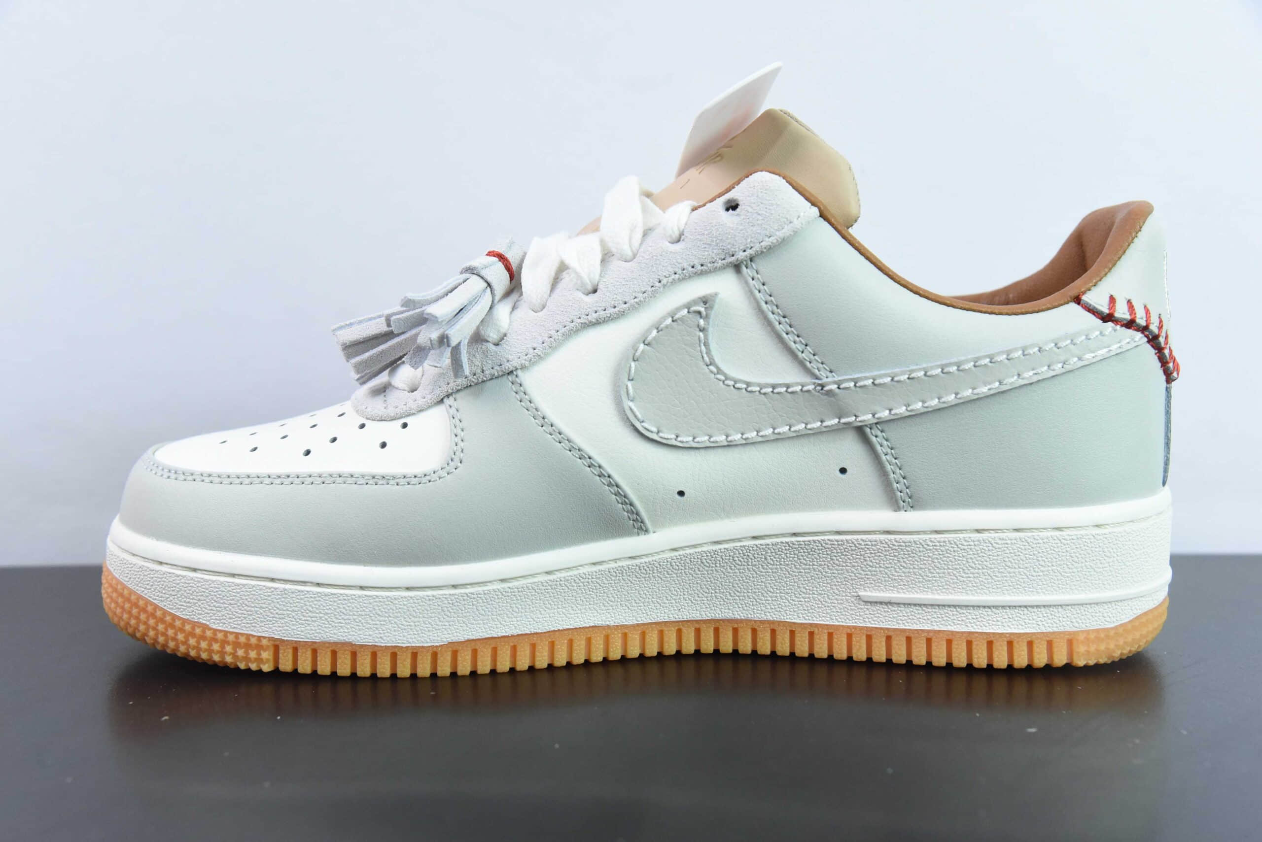 耐克Nike Air Force 1'07 Low 白灰棕空军一号低帮休闲板鞋纯原版本 货号:HF5697-001