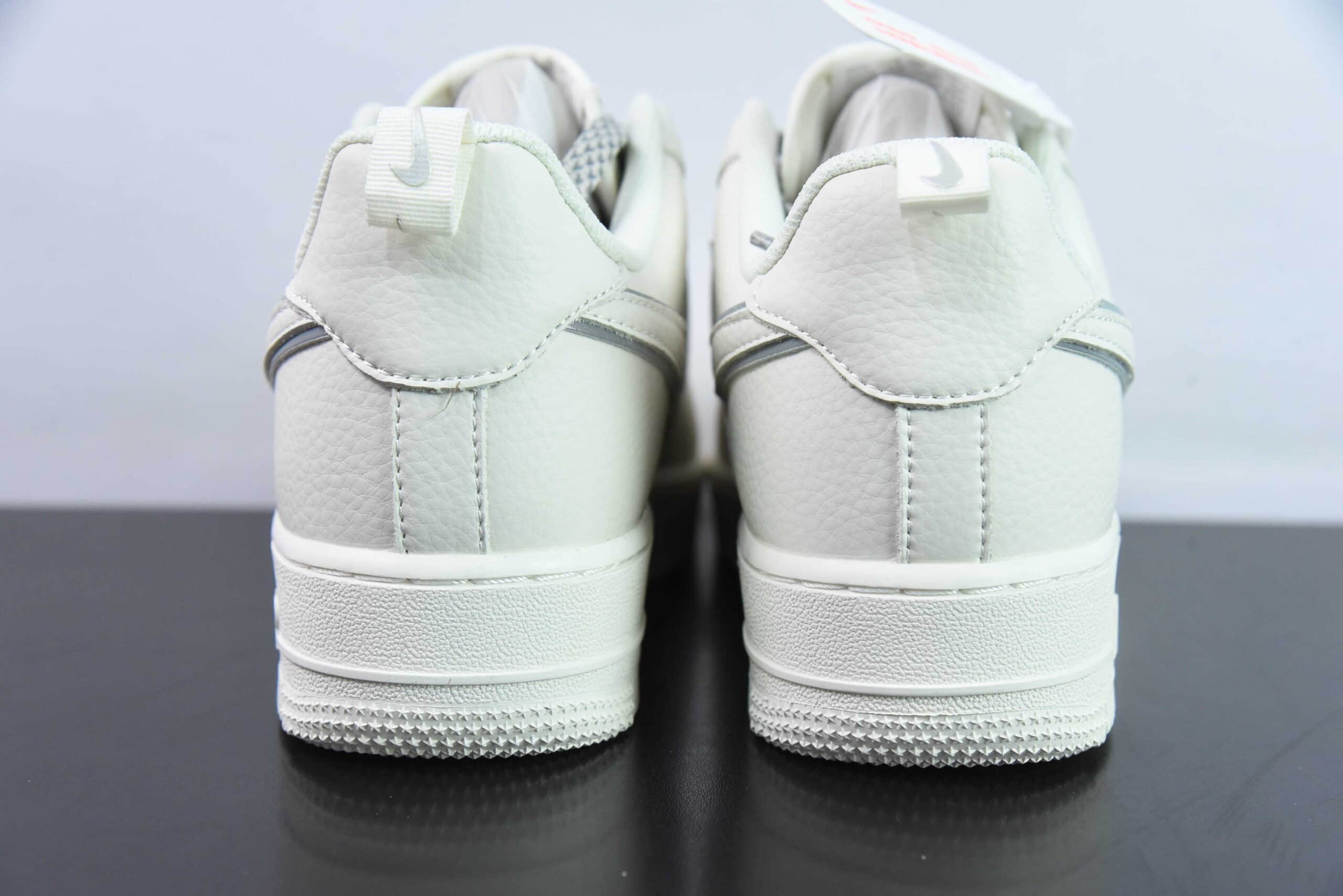 耐克Nike Air Force 1'07 Low 经典灰银小勾满天星空军一号低帮休闲板鞋纯原版本 货号：MJ0319-023