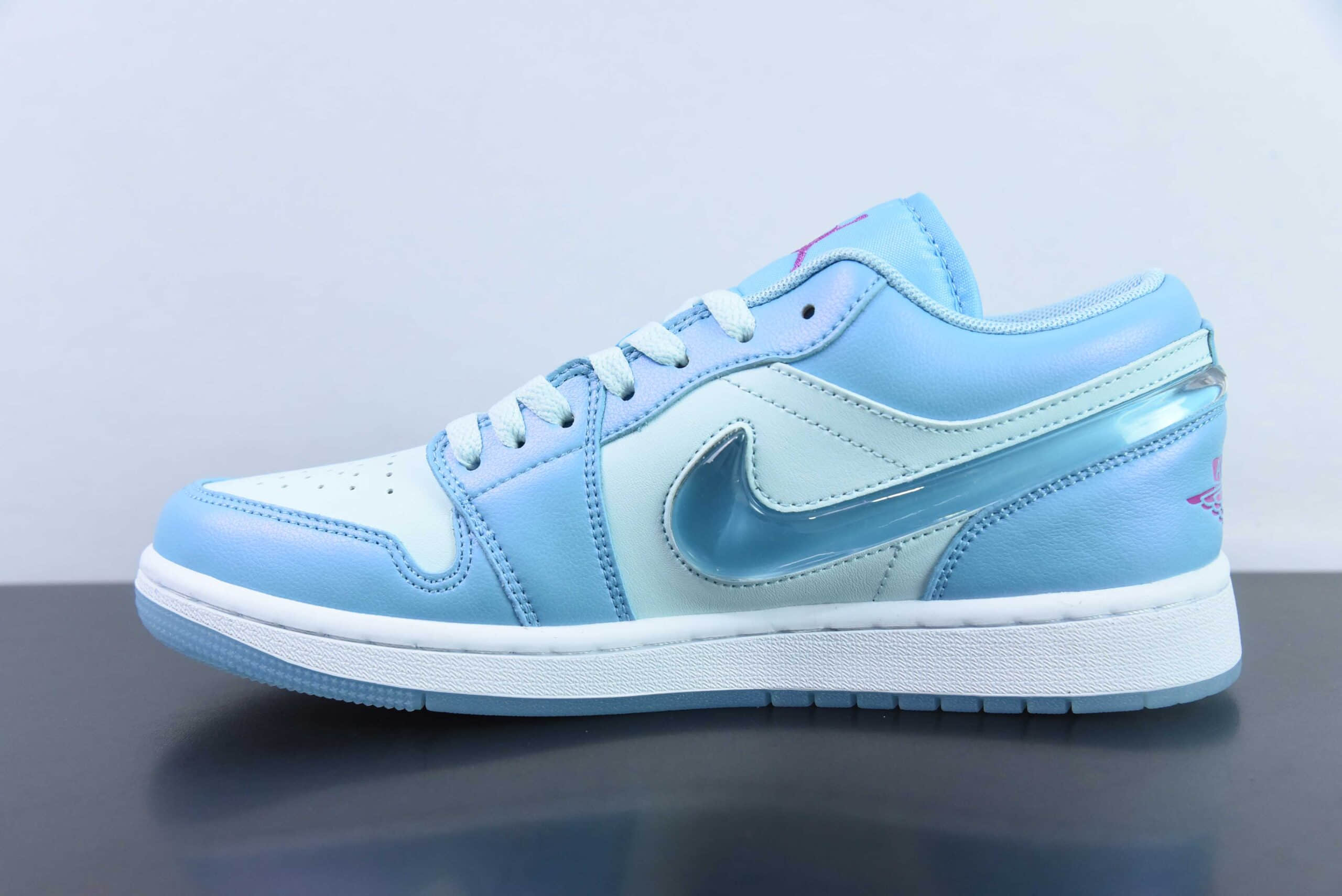 乔丹Air Jordan 1 Low 果冻蓝脚趾AJ1低帮休闲板鞋纯原版本 货号：FN7366-400