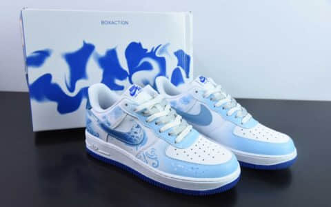 耐克NikeAir Force 1'07 Low “玲珑瓷”空军一号低帮休闲板鞋纯原版本 货号：DV0813-104