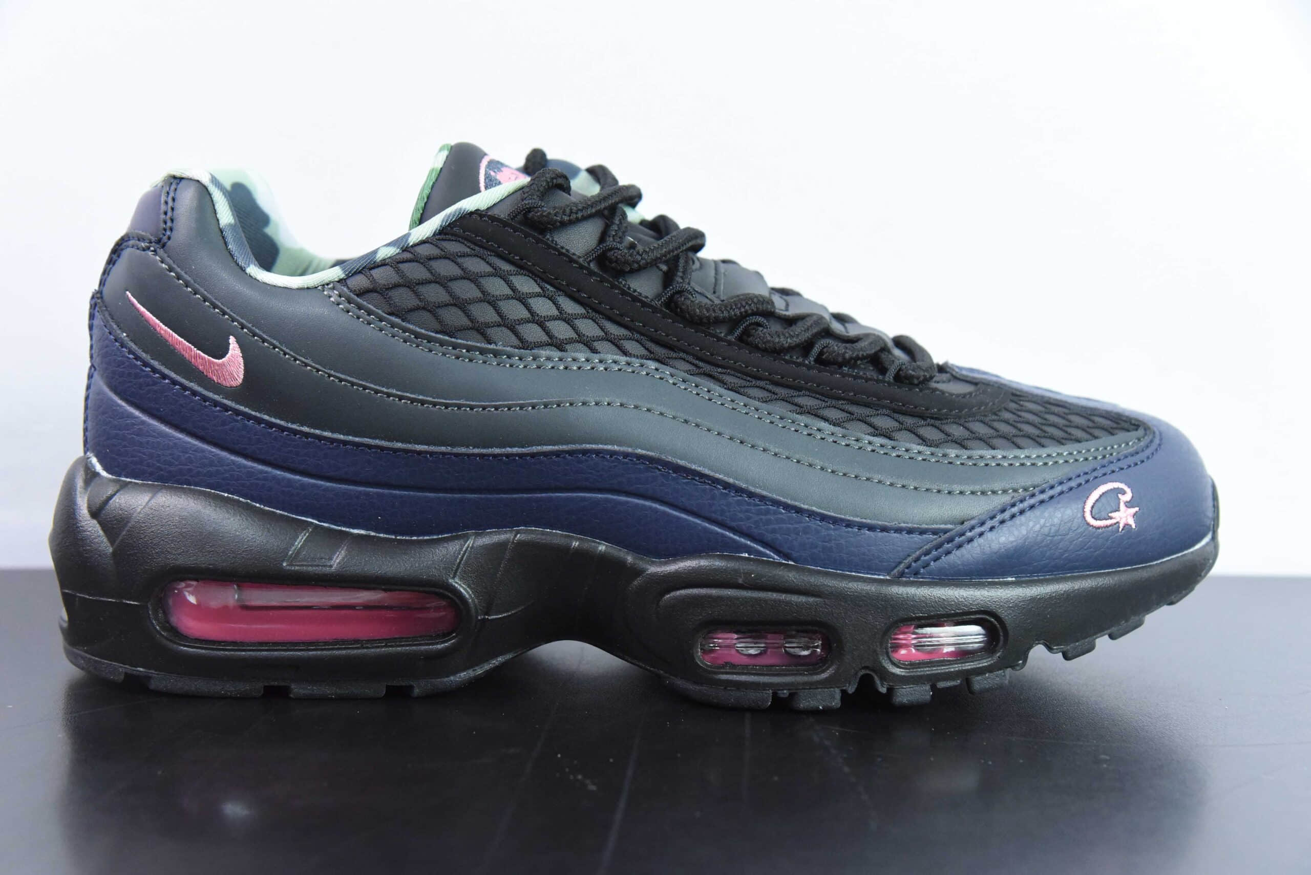 耐克NIKE Air Max 95 黑蓝潮流百搭气垫缓震慢跑鞋纯原版本 货号:FB2709-001