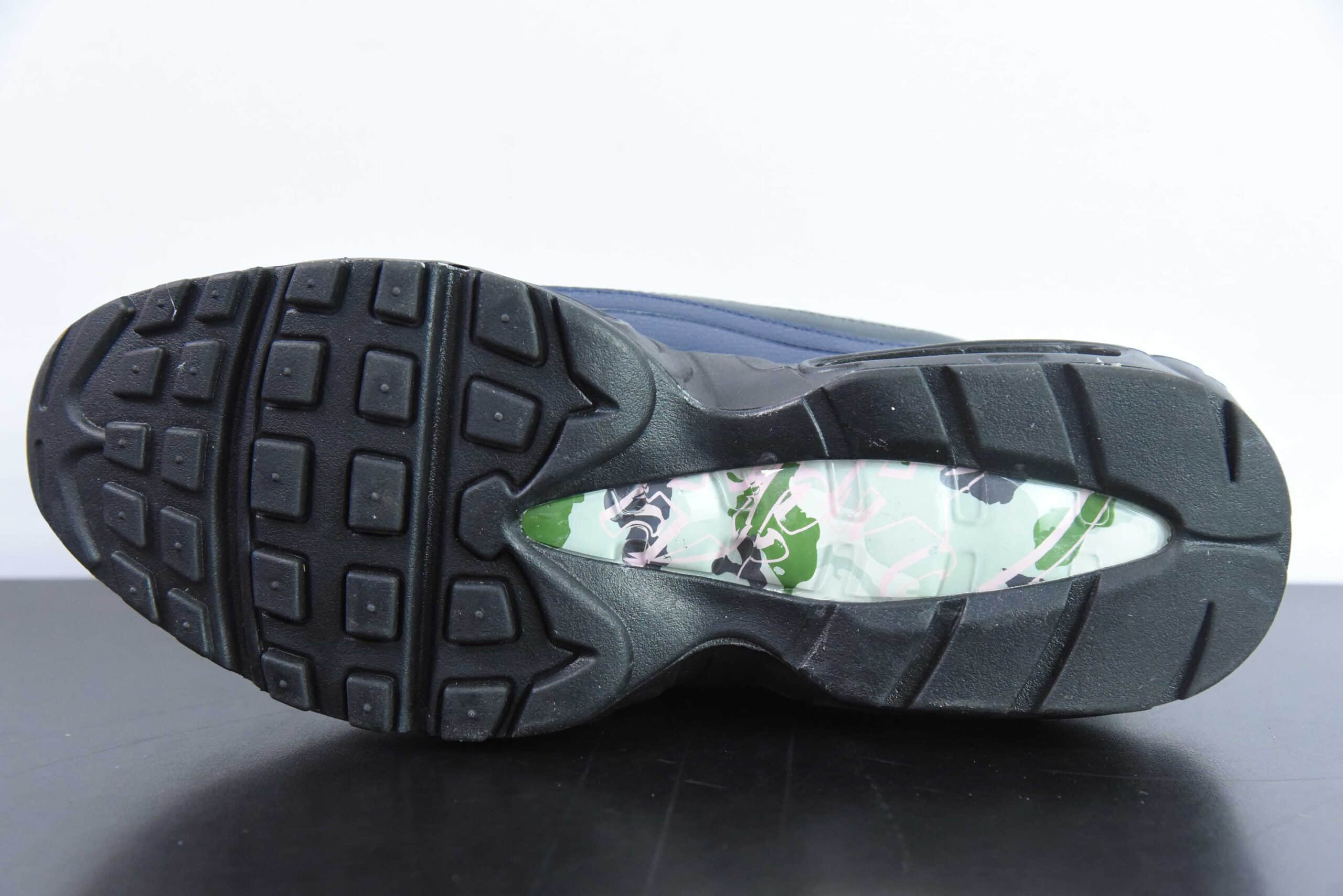 耐克NIKE Air Max 95 黑蓝潮流百搭气垫缓震慢跑鞋纯原版本 货号:FB2709-001