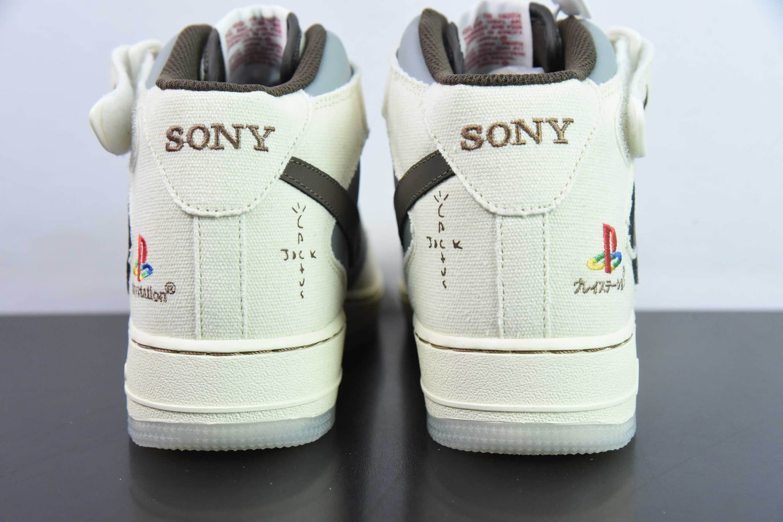 耐克Nike Travis Scott x Sony PlayStation 5 x Nk Air Force 1'07 Mid PS5 索尼联名倒钩联名款扣篮系列中帮经典百搭休闲运动板鞋纯原版本 货号:BQ5828-202
