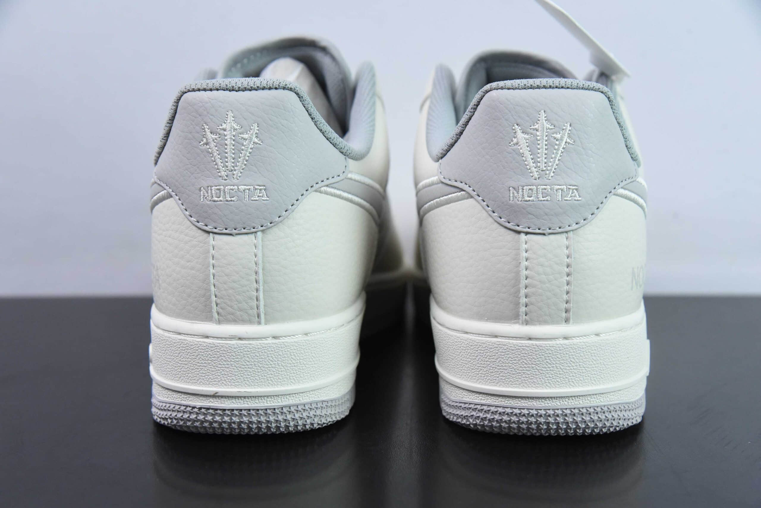 耐克Nike Nocta x Nk Air Force 1'07 Low 联名款米灰空军一号低帮休闲板鞋纯原版本 货号:NO0224-021