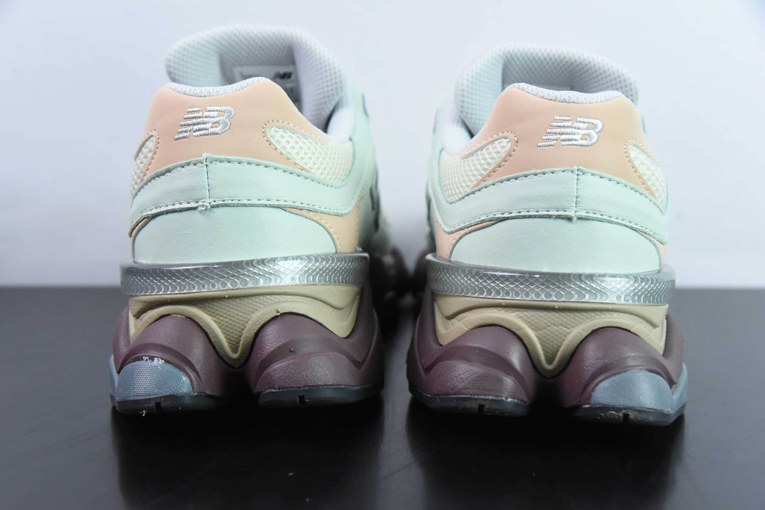 新百伦New Balance NB9060系列绿粉棕低帮运动休闲鞋跑步鞋纯原版本 货号：U9060GCA