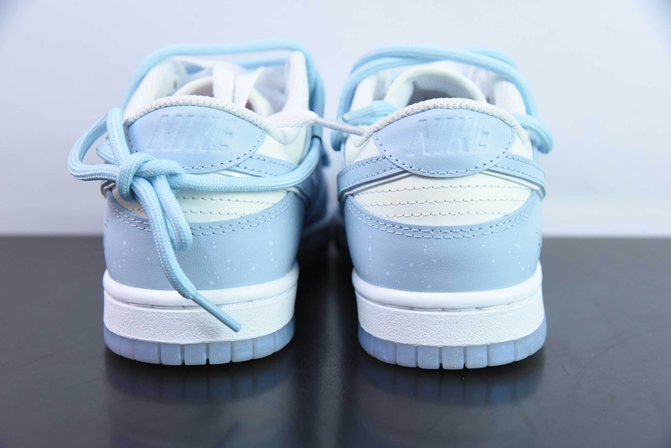 耐克Nike SB Dunk Low 海盐青柠简约天蓝解构抽绳鞋带SB低帮休闲滑板鞋纯原版本 货号: FJ7743-194