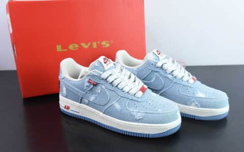 耐克Nike Levi's ×Nike Air Force 1 Low 李维斯联名牛仔空军一号低帮休闲板鞋纯原版本 货号:CH2211-168