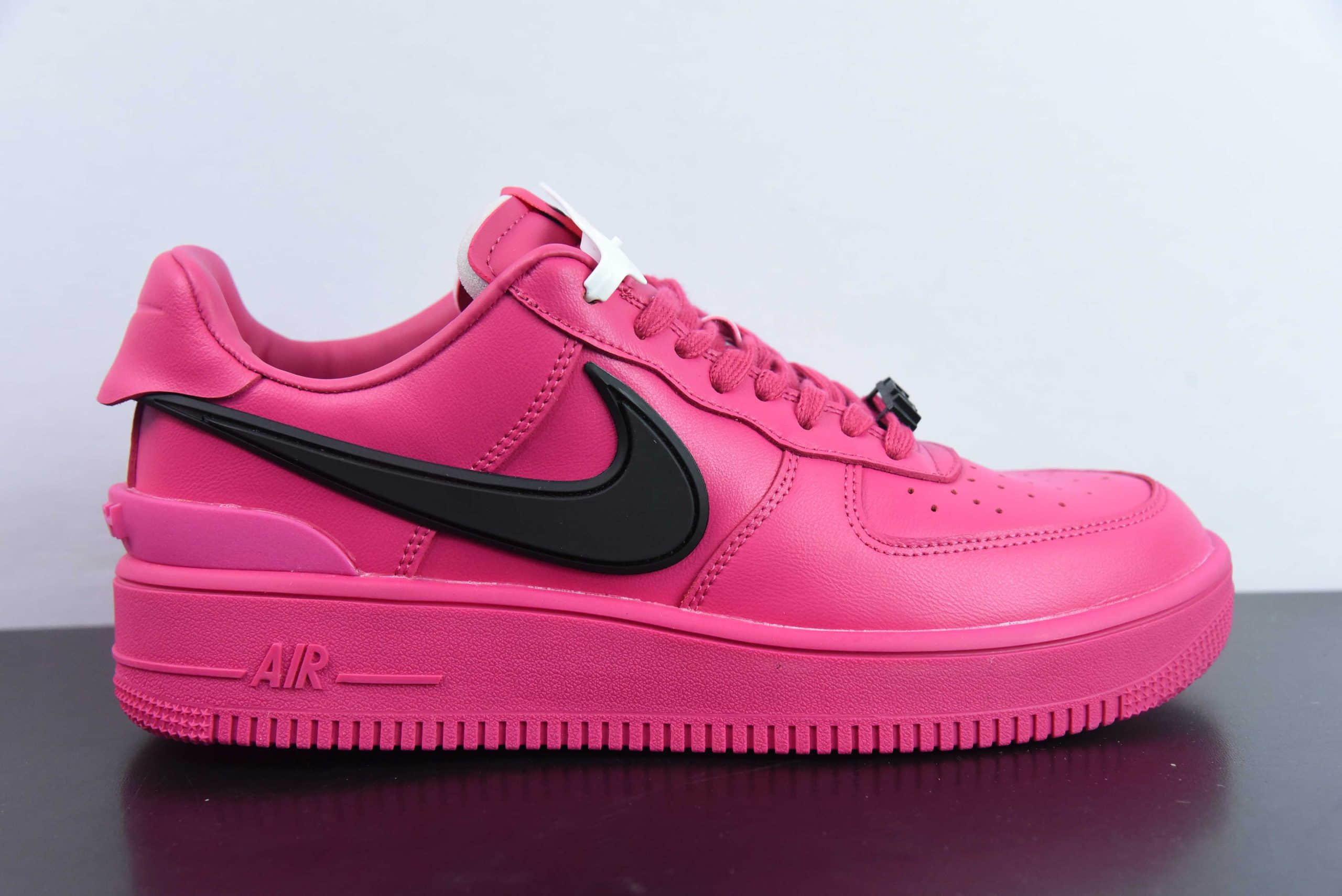 耐克Nike AMBUSH x NK Air Force 1 Low 粉黑大勾空军一号休闲运动板鞋纯原版本 货号:DV3464-200