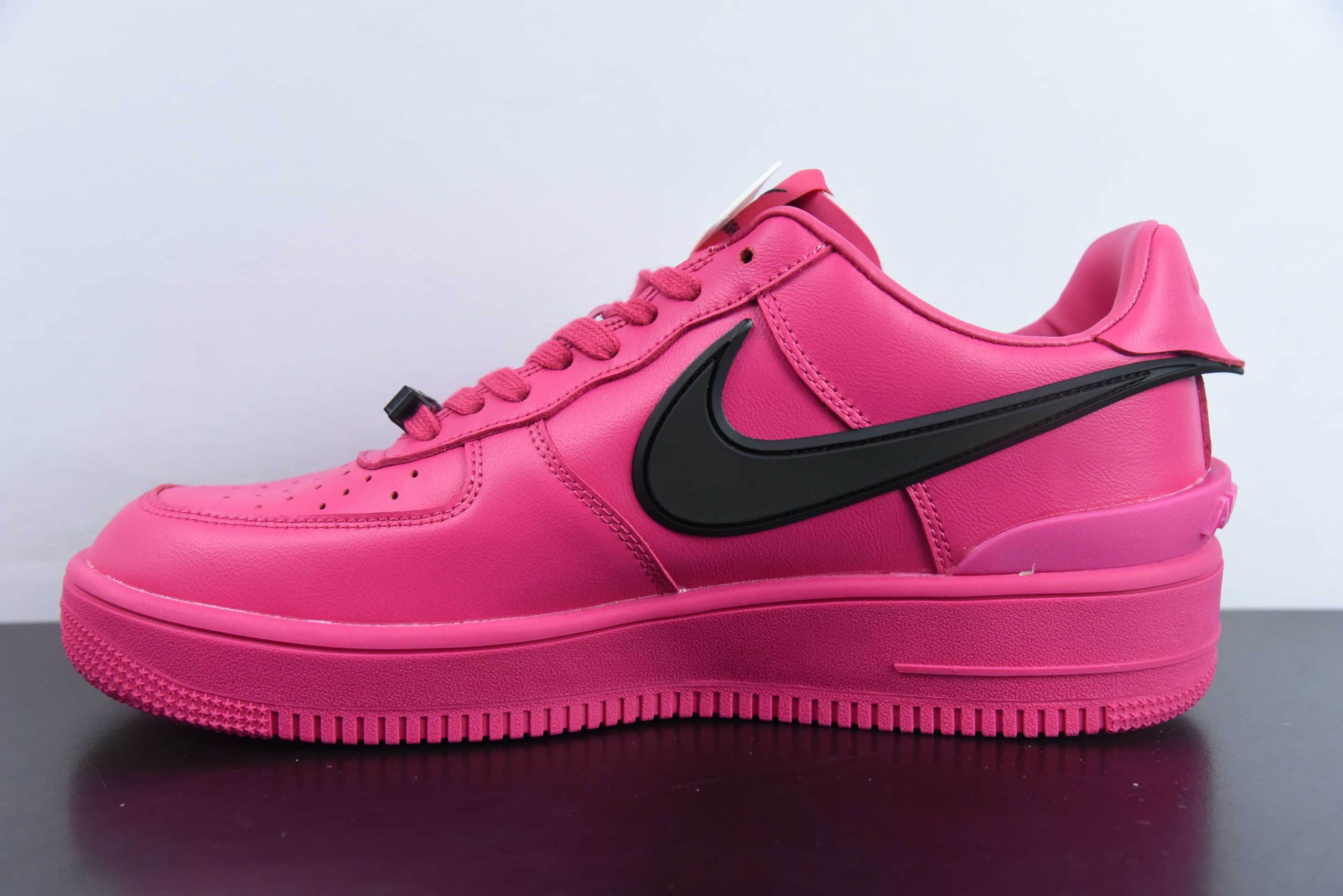 耐克Nike AMBUSH x NK Air Force 1 Low 粉黑大勾空军一号休闲运动板鞋纯原版本 货号:DV3464-200