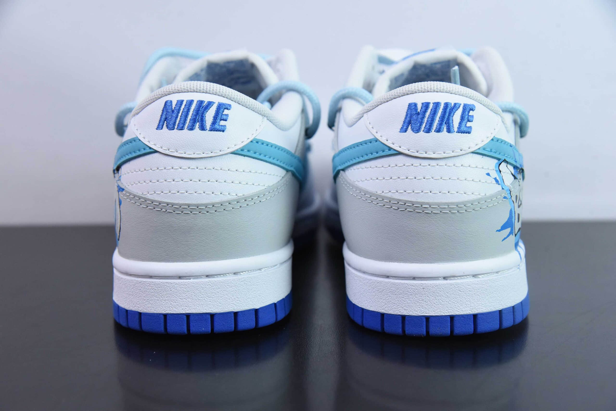 耐克Nike Dunk Low 涂鸦解构风休闲日记渐变泼墨字母 SB绑带低帮休闲板鞋纯原版本 货号:DV0831-104