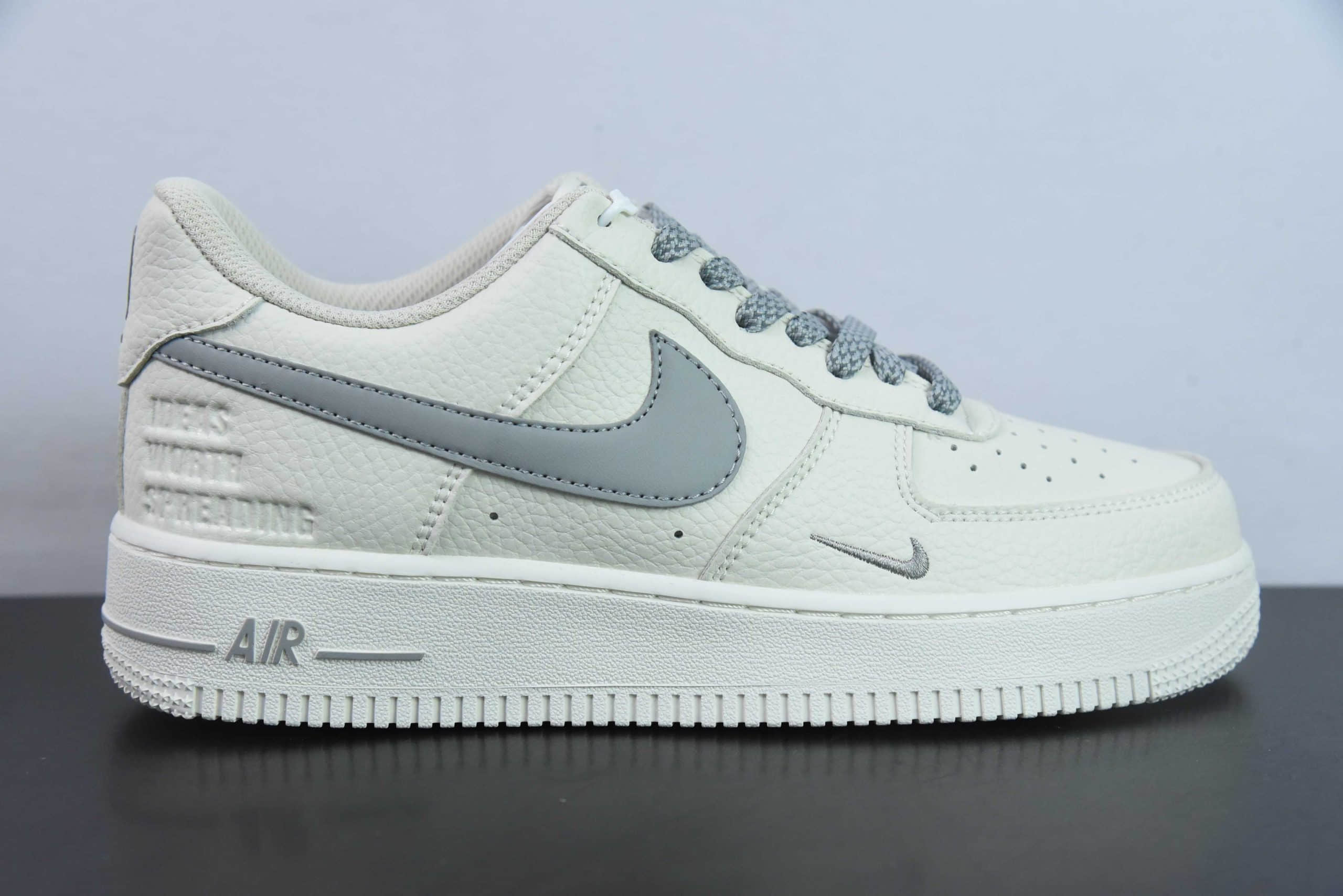 耐克Nike Air Force 1´07 Low 白灰空军一号低帮百搭休闲运动板鞋纯原版本 货号:DD8959-708