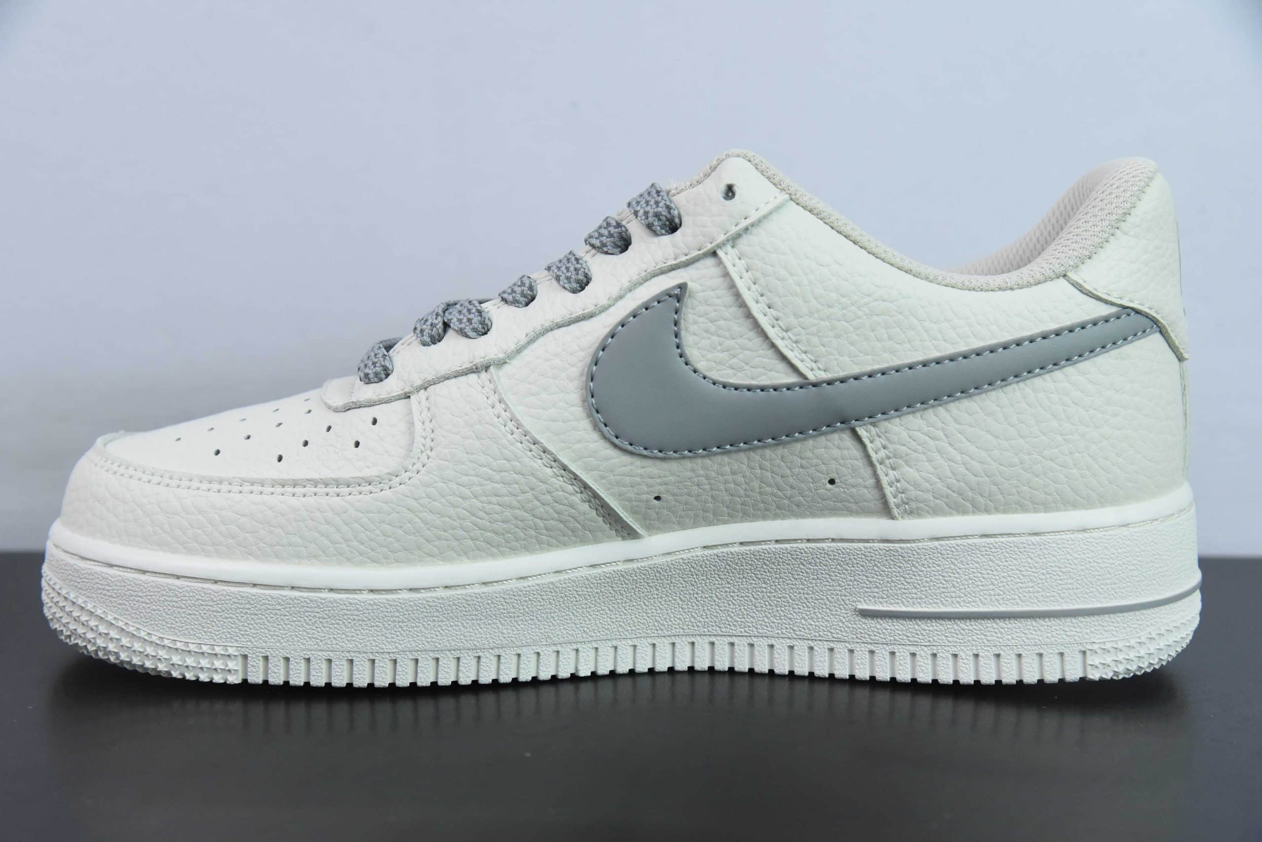 耐克Nike Air Force 1´07 Low 白灰空军一号低帮百搭休闲运动板鞋纯原版本 货号:DD8959-708